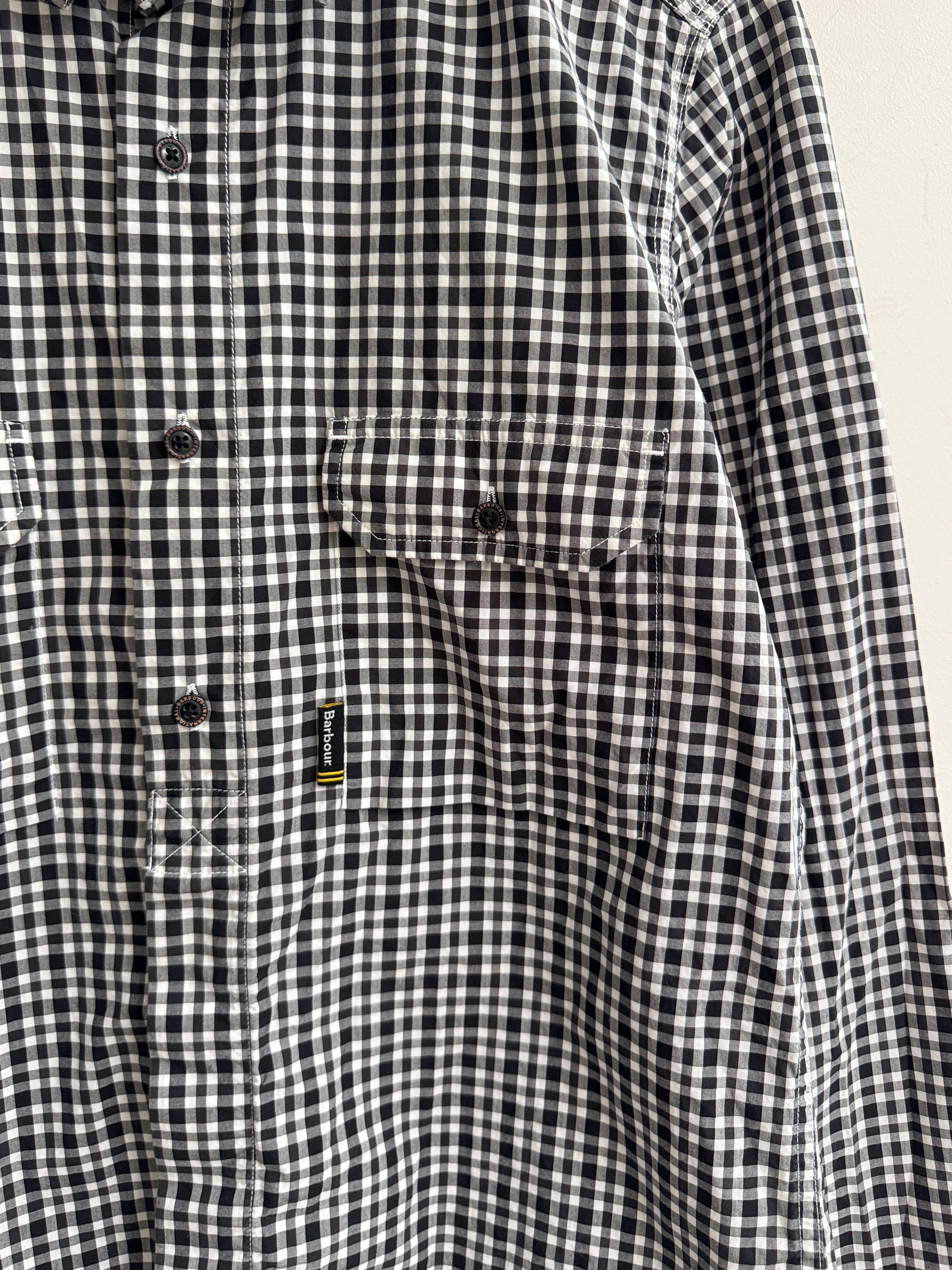 Barbour Barbour Check White Black Shirt Size US S / EU 44-46 / 1 - 5 Thumbnail