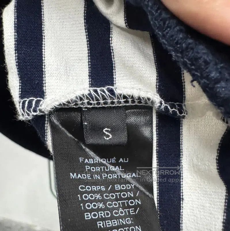 Balmain Balmain Striped Long Sleeve Cotton Sweatshirt . Size US S / EU 44-46 / 1 - 5 Thumbnail