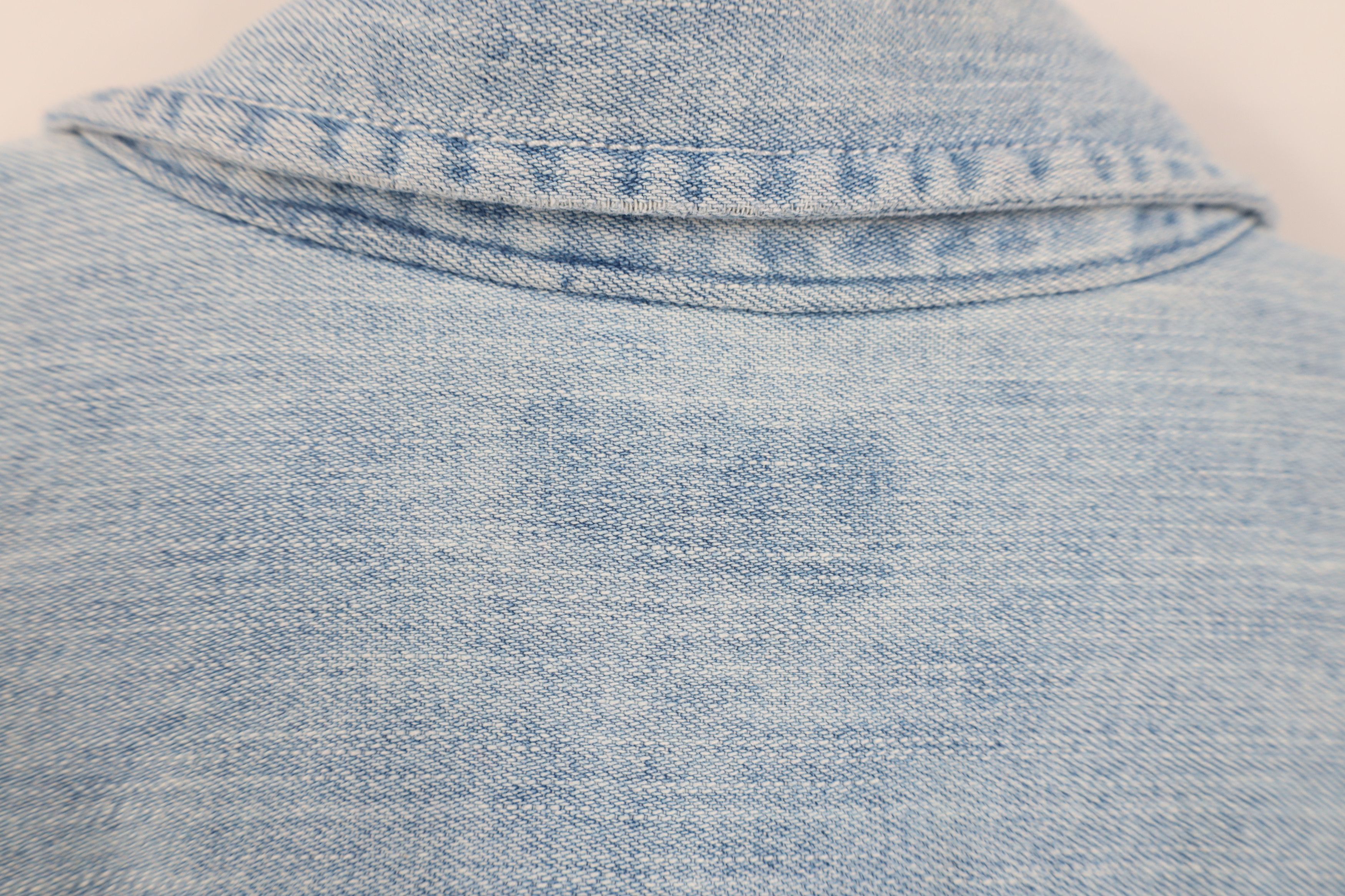 Vintage Vintage 90s Streetwear Heavy Denim Jean Button Down Shirt Size US XL / EU 56 / 4 - 10 Thumbnail