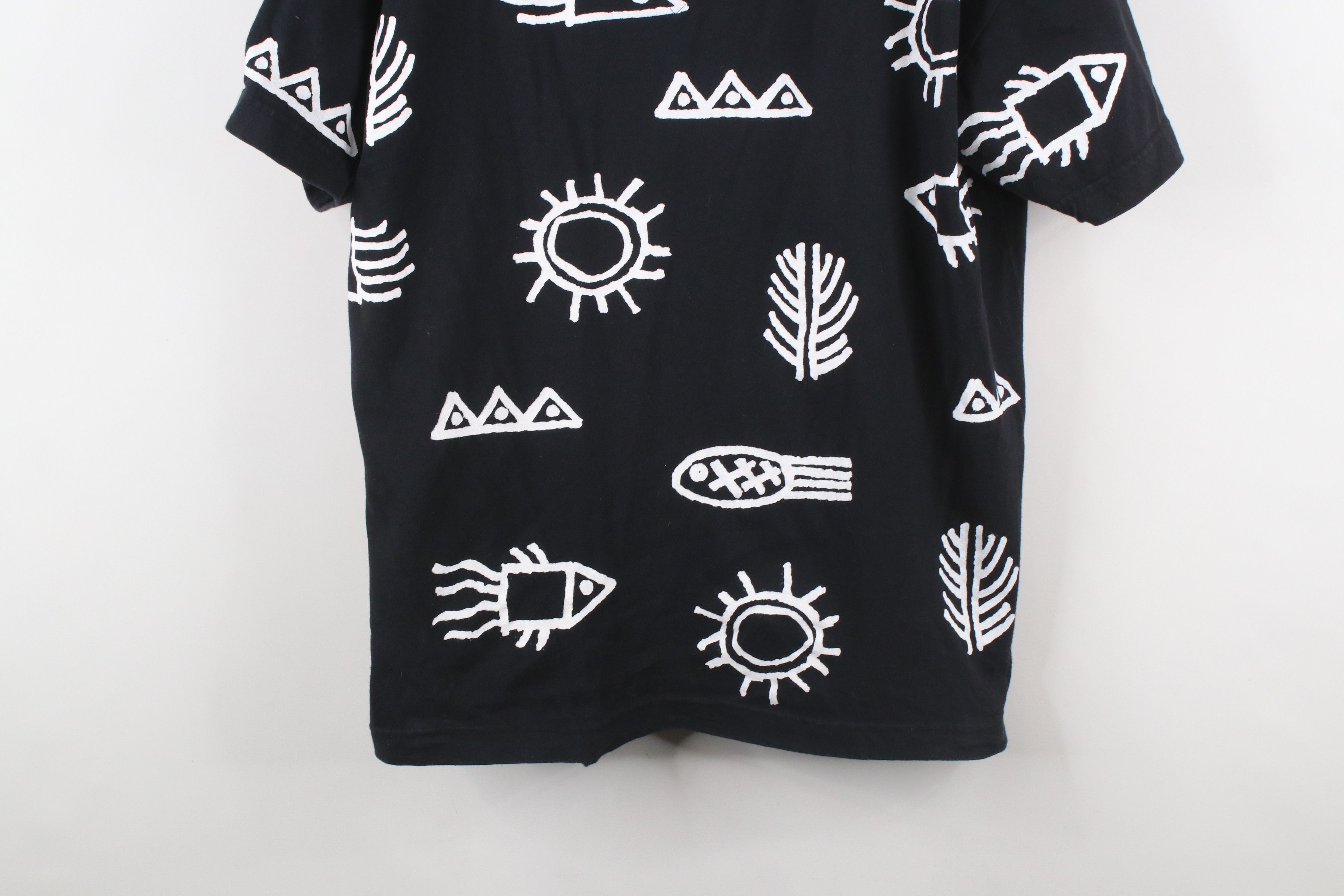 Vintage Vintage 90s Streetwear Lagenlook Oversized Art T-Shirt USA Size L / US 10 / IT 46 - 3 Thumbnail