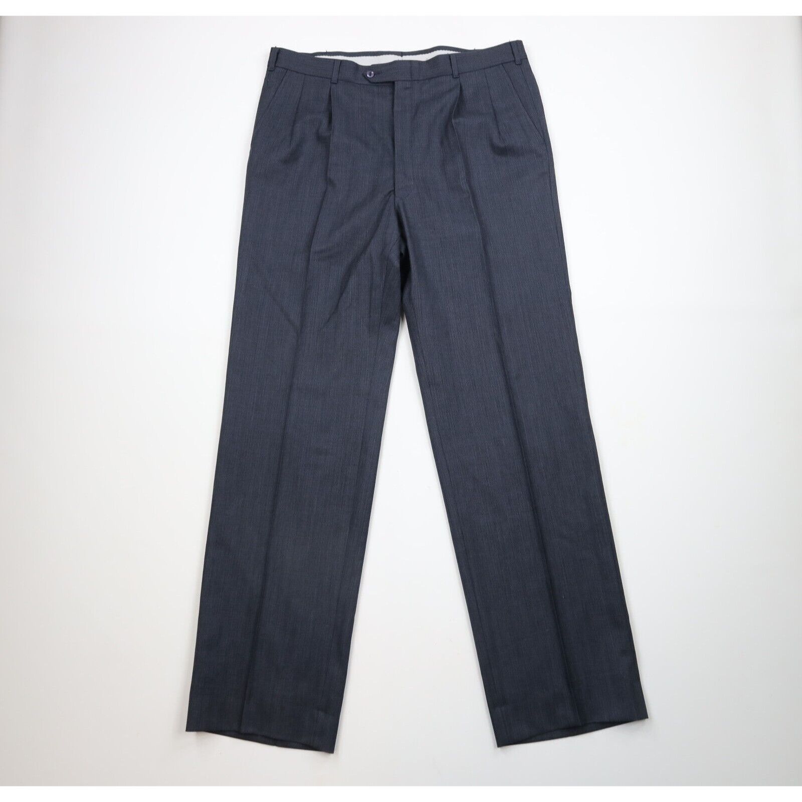 Pierre Cardin × Vintage Vintage 70s Pierre Cardin 2 Piece Wool Striped Suit Wedding Size 44L - 10 Thumbnail