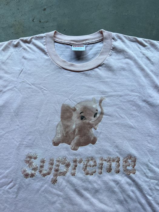 Supreme pink best sale elephant tee