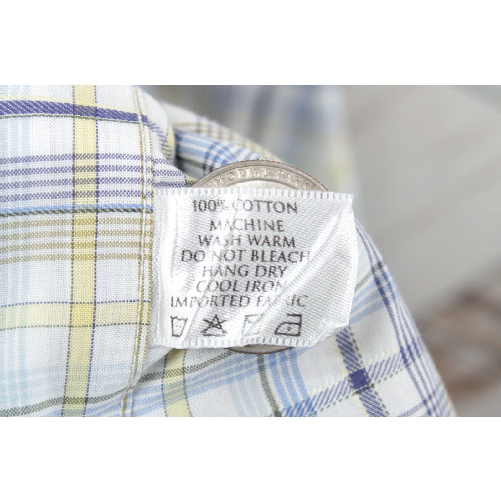 Robert Talbott VINTAGE Robert Talbott Carmel Shirt Mens L Blue Plaid Long Sleeve Cotton Stylish Size US L / EU 52-54 / 3 - 6 Thumbnail