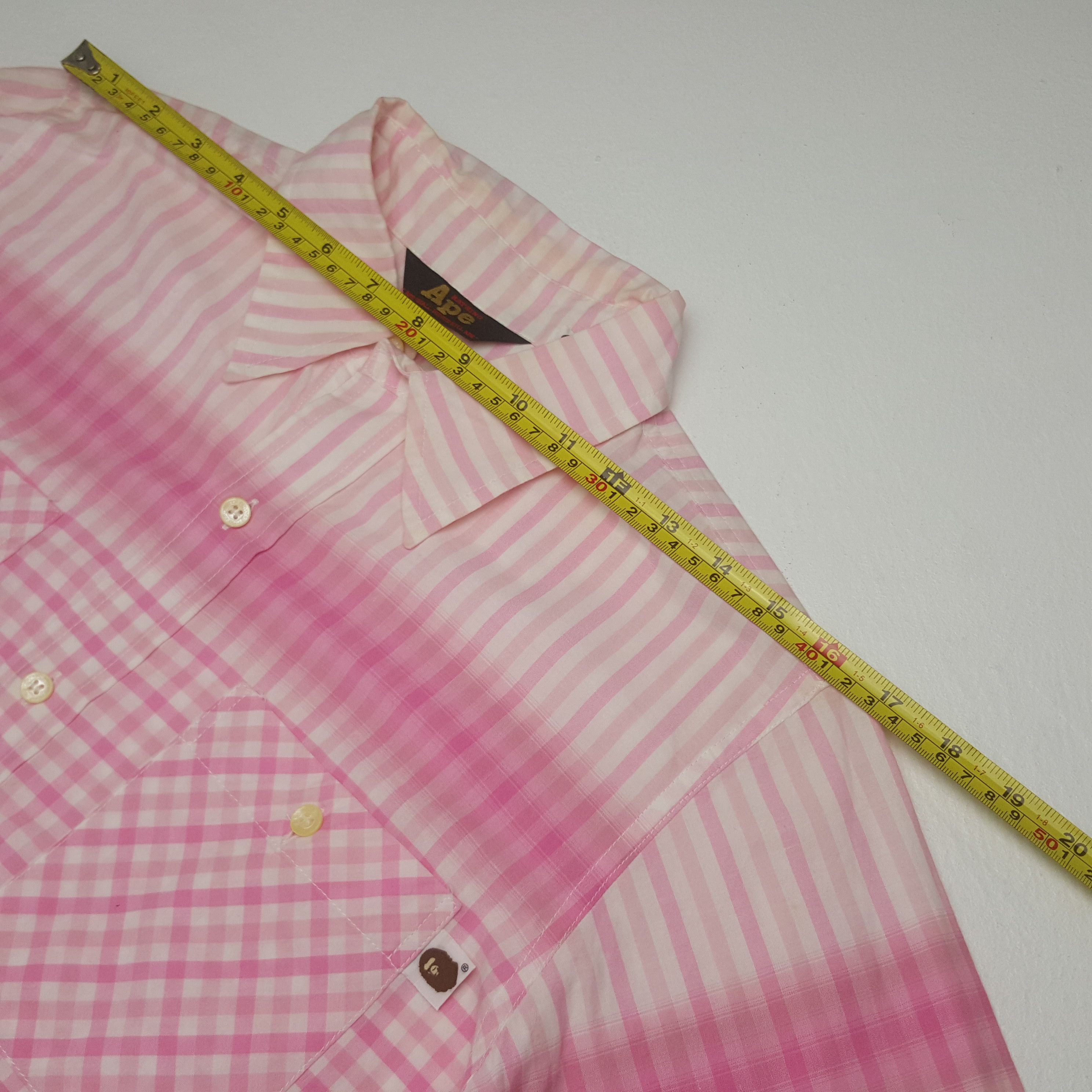 Bape Vintage A Bathing Ape Japan Button Up Shirt Size US XS / EU 42 / 0 - 6 Thumbnail