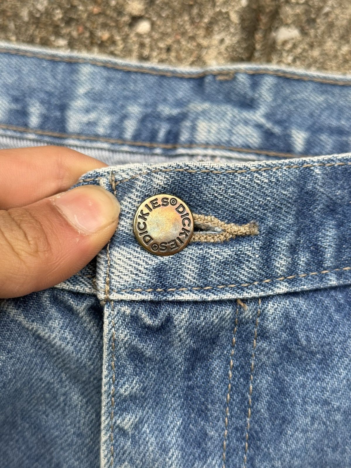 Dickies Custom Rework Light Blue Faded 1of1 Shorts - Patchwork Size US 30 / EU 46 - 4 Thumbnail