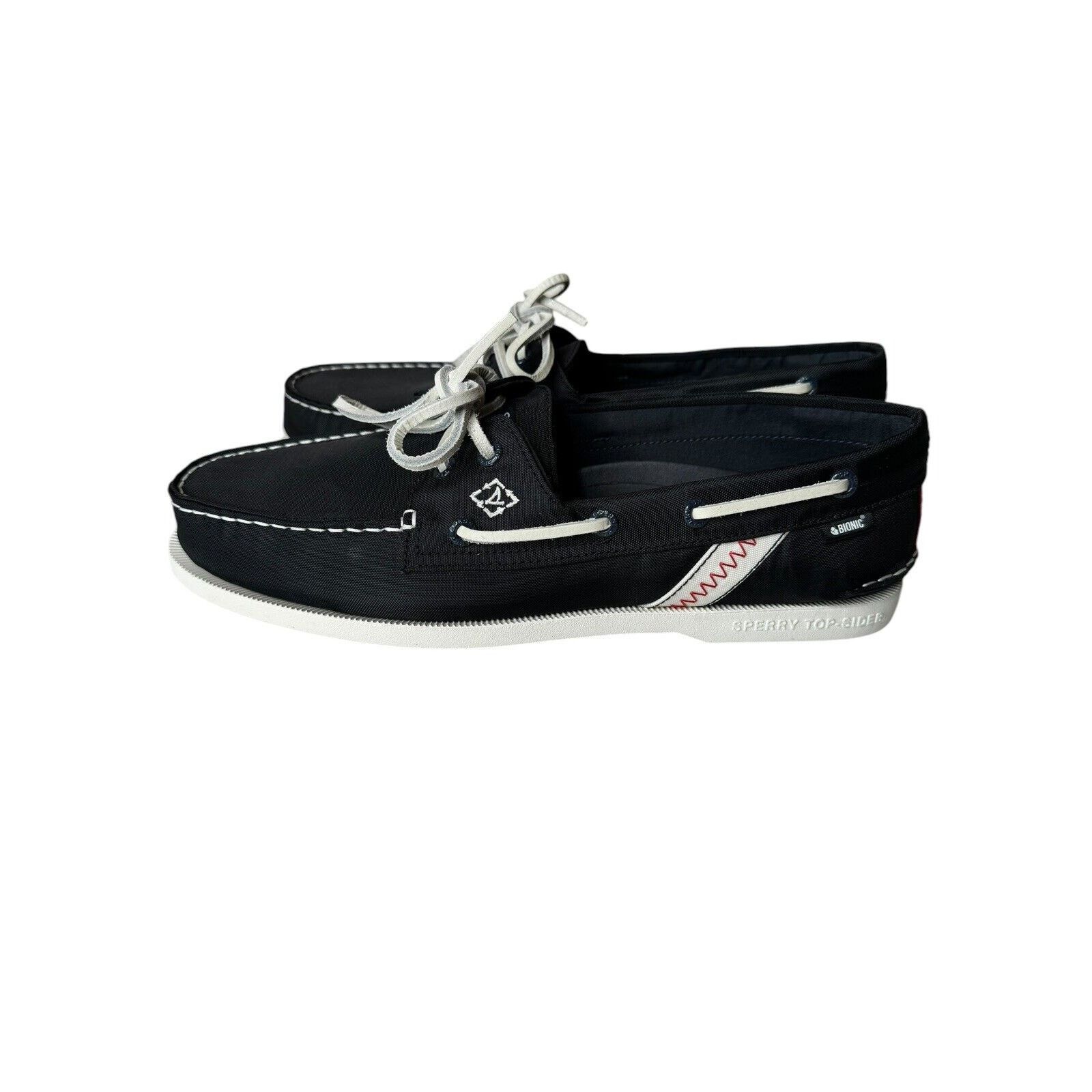 Sperry Sperry Top Sider Men's Black Bionic Waterproof Boat Shoes Size US 10 / EU 43 - 5 Thumbnail