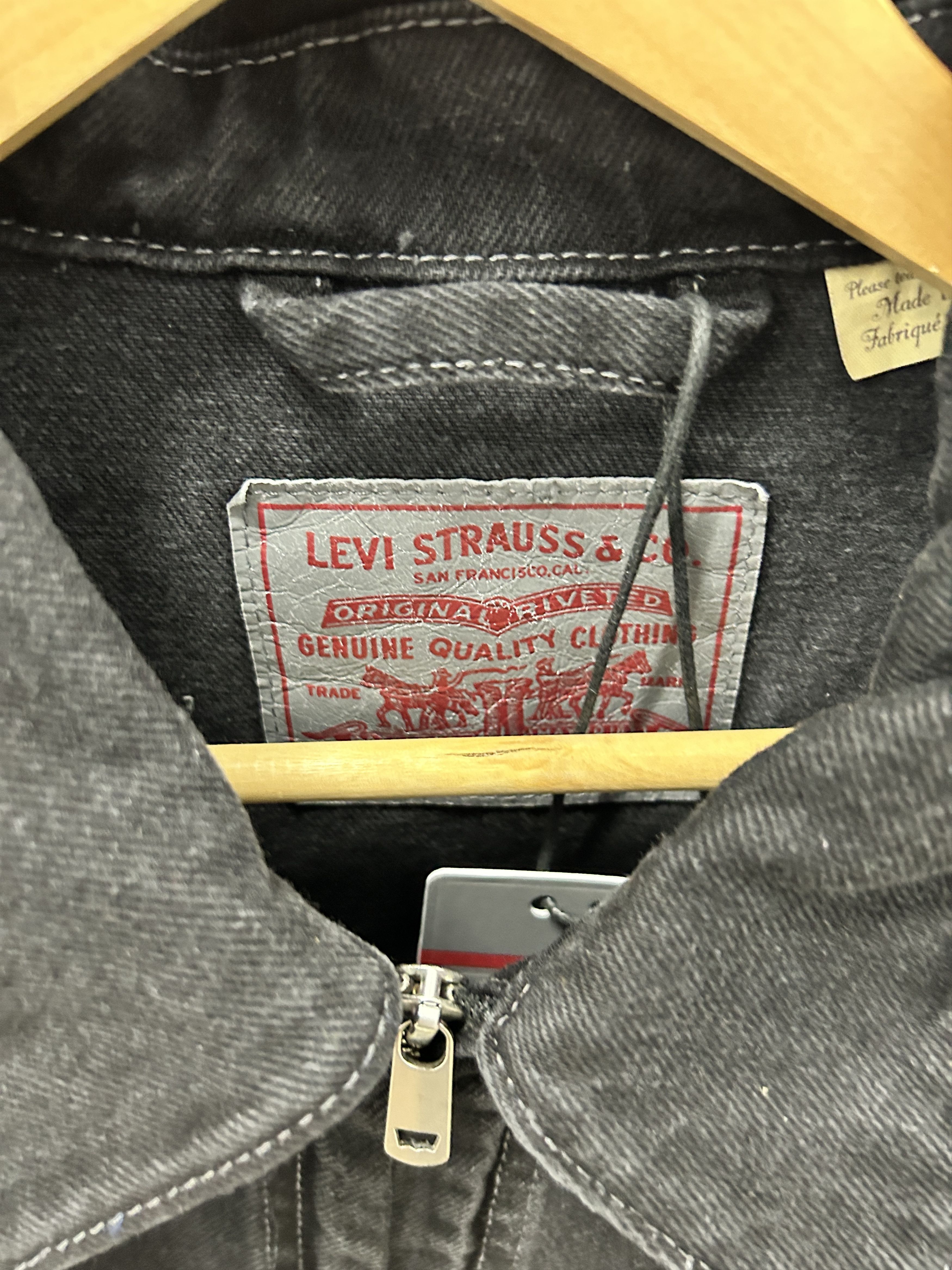 Kiko Kostadinov × Levi's Levi's Articulate Darted Jacket – Black Denim Size US M / EU 48-50 / 2 - 2 Thumbnail