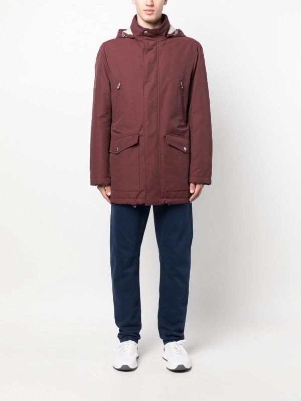 Brunello Cucinelli Jacket in Red Size US L / EU 52-54 / 3 - 2 Thumbnail