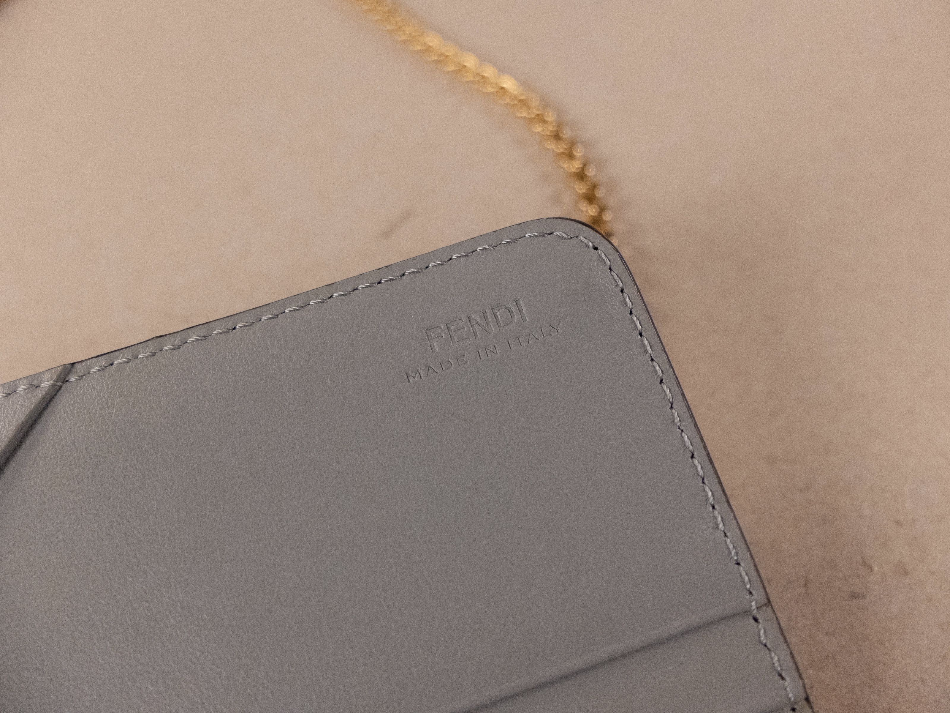 Fendi FENDI Liberty blue colorful studs leather chain wallet Size ONE SIZE - 10 Thumbnail