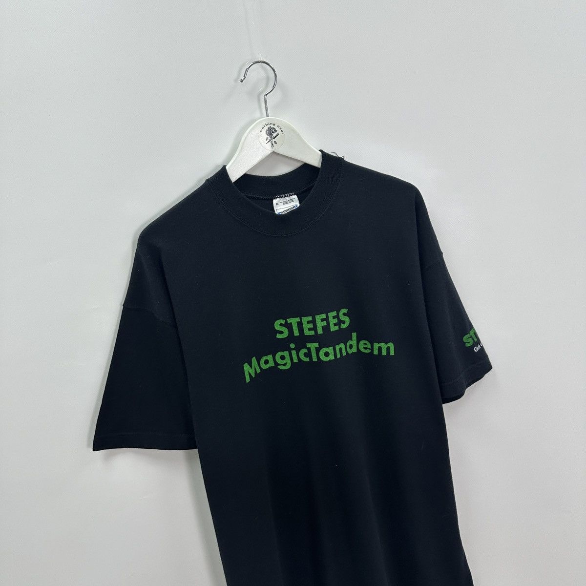 Vintage Vintage 90s Stefes Magic Tandem promo tee Bold head y2k hype Size US XL / EU 56 / 4 - 5 Thumbnail