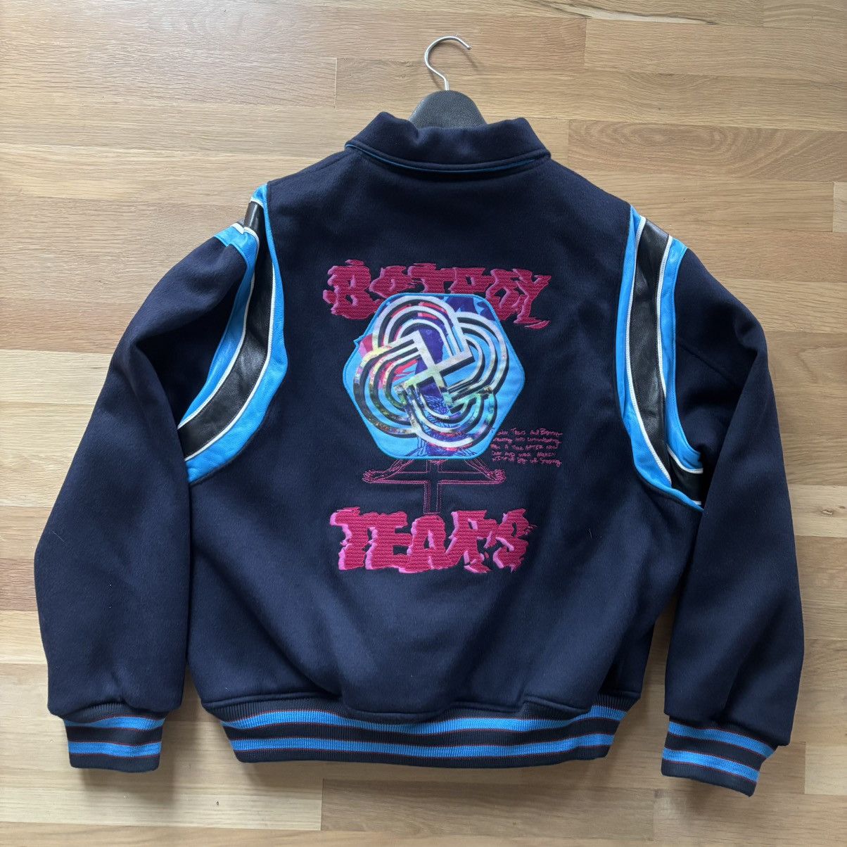 DENIM TEARS Denim Tears Bstroy Tears Varsity Jacket Size US L / EU 52-54 / 3 - 6 Thumbnail