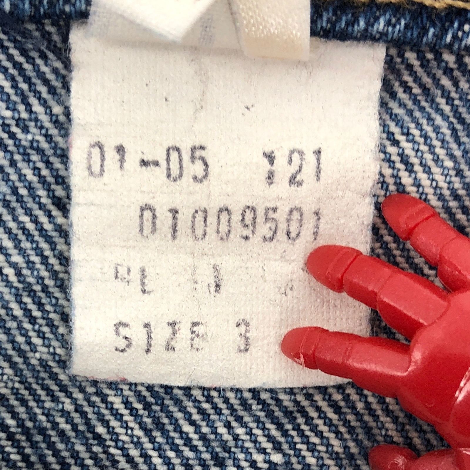 Vintage 80s acid washed denim jean skirt 1980s vintage Size 26" / US 2 / IT 38 - 6 Thumbnail