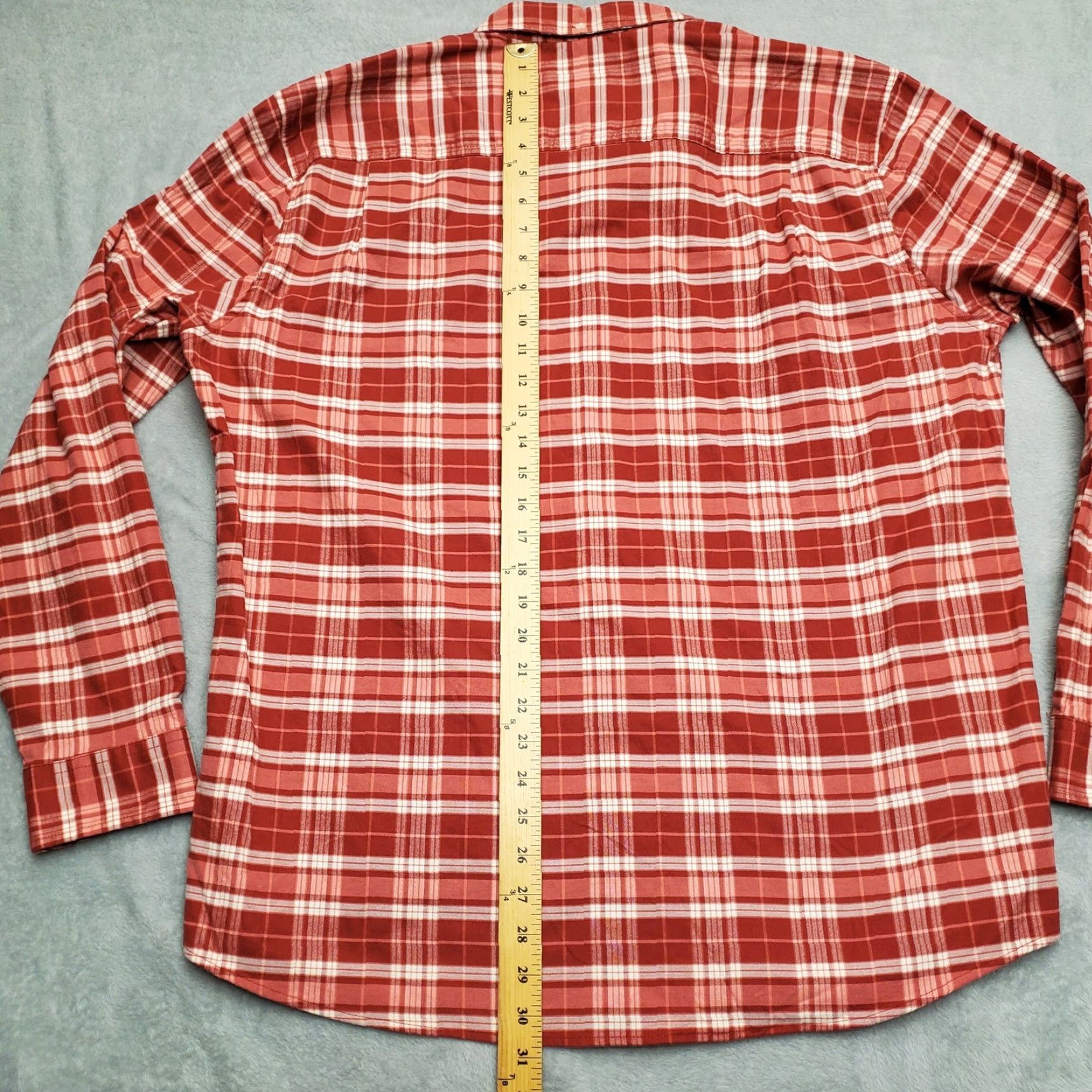 Vintage LL Bean Shirt Mens Large Red Plaid Twill Traditional Fit Long Sleeve Button Down Size US L / EU 52-54 / 3 - 6 Thumbnail