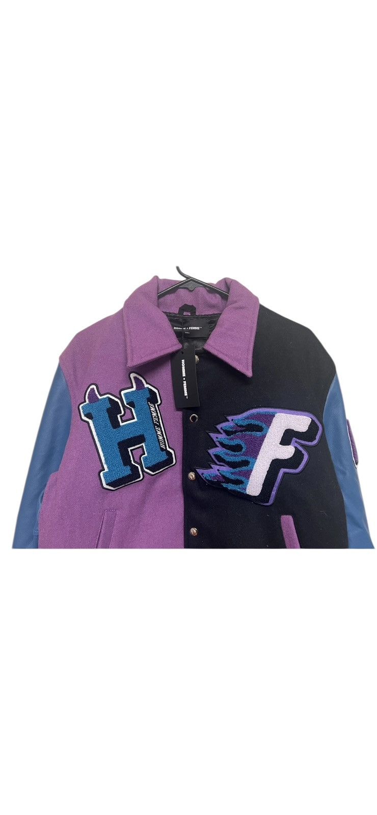 Homme + Femme La Homme Femme Small ( Fits Like Medium ) Varsity Jacket Purple Size US S / EU 44-46 / 1 - 8 Thumbnail