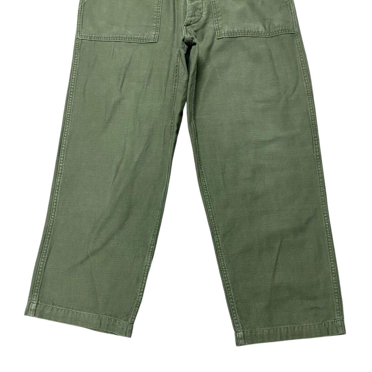 Vintage Vintage OG-107 Sateen US Army Fatigue Pants Size 32" / US 10 / IT 46 - 6 Thumbnail