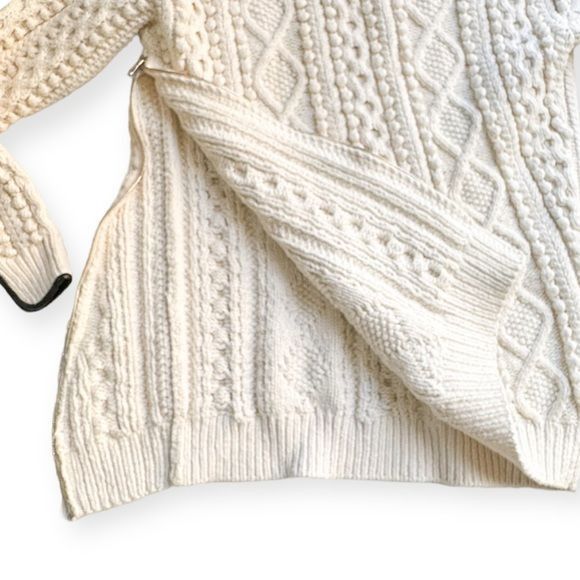 3.1 Phillip Lim 3.1 Phillip Lim cotton blend cable knit side zip sweater, Si Size XS / US 0-2 / IT 36-38 - 9 Thumbnail