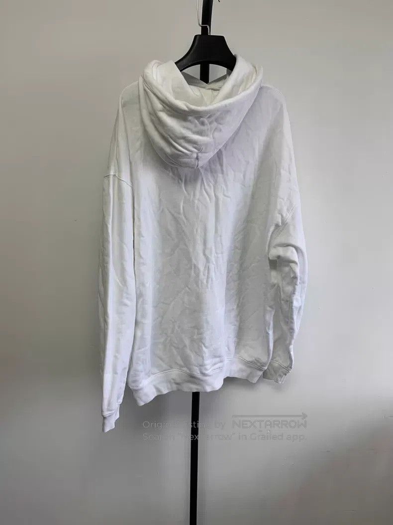 Balenciaga Balenciaga Letter print fleece drawstring hooded long-slee Size US XS / EU 42 / 0 - 2 Thumbnail