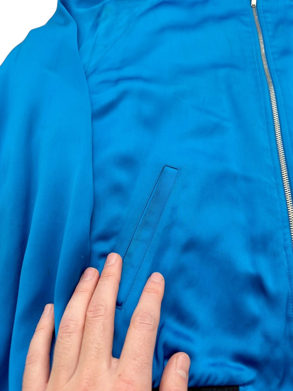 Saint Laurent Paris 2016 Grail Shark Sweet Dreams Satin Bomber Size US M / EU 48-50 / 2 - 9 Thumbnail