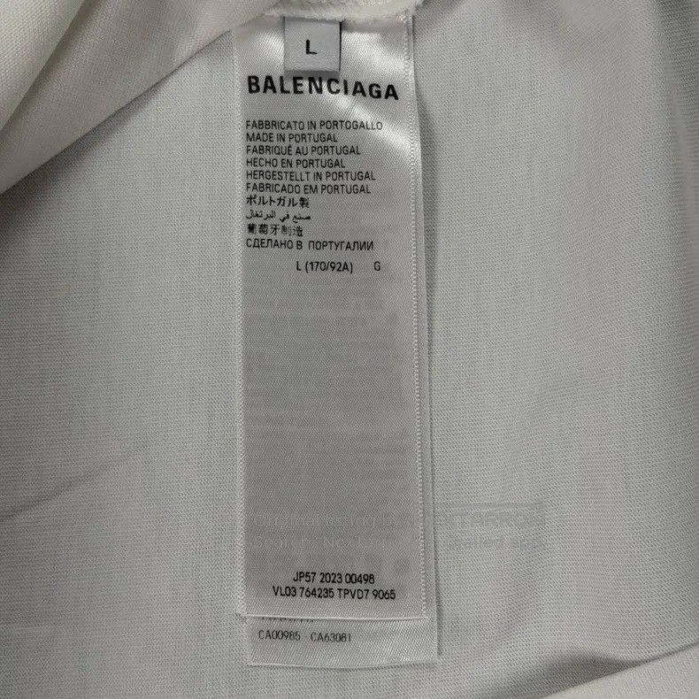 Balenciaga Balenciaga White 3B Sports Slogan Embroidered Short Sleeve Size US L / EU 52-54 / 3 - 6 Thumbnail