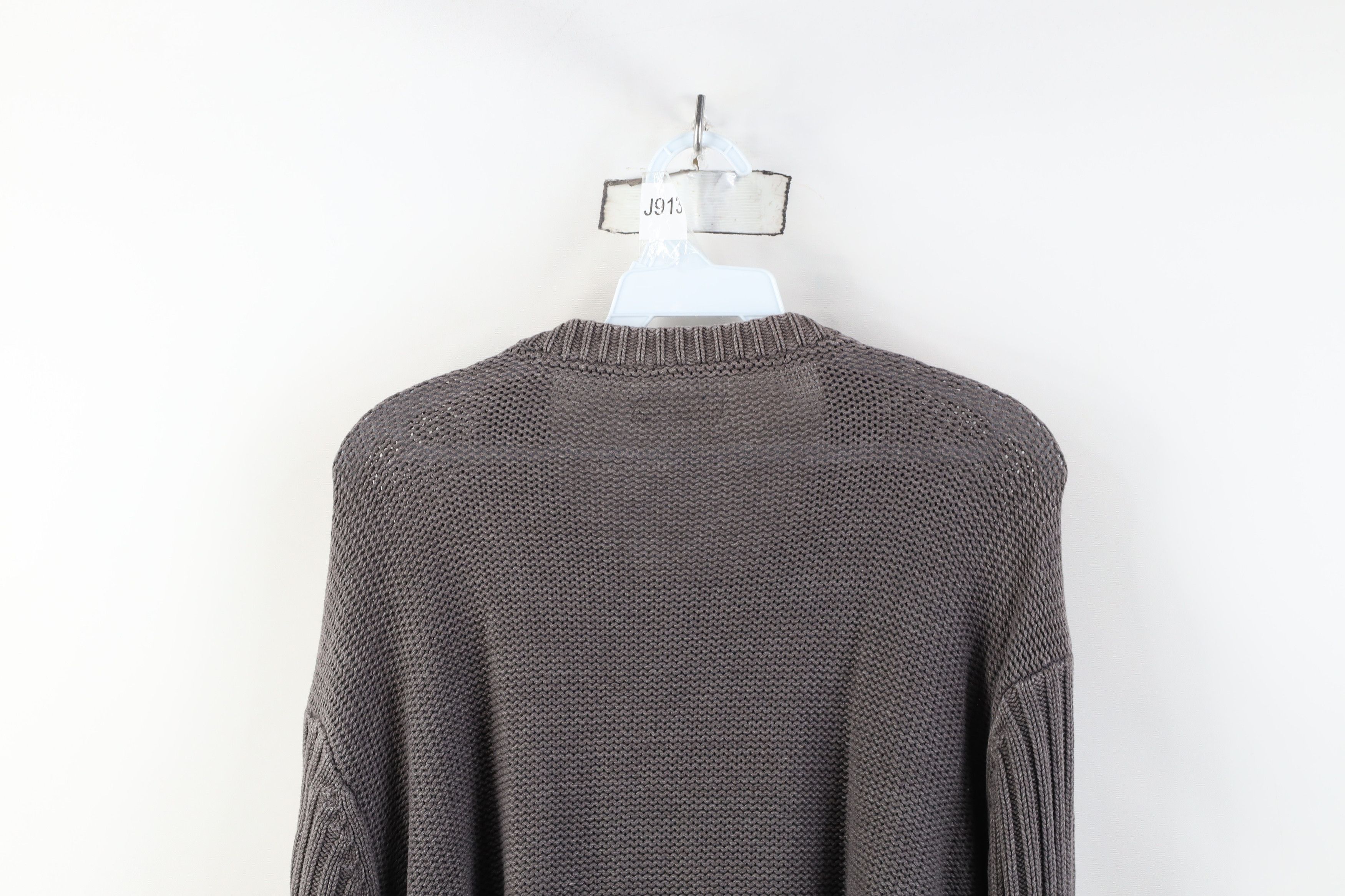 Vintage Vintage 90s Y2K Streetwear Knit Fisherman Henley Sweater Size US XL / EU 56 / 4 - 12 Thumbnail