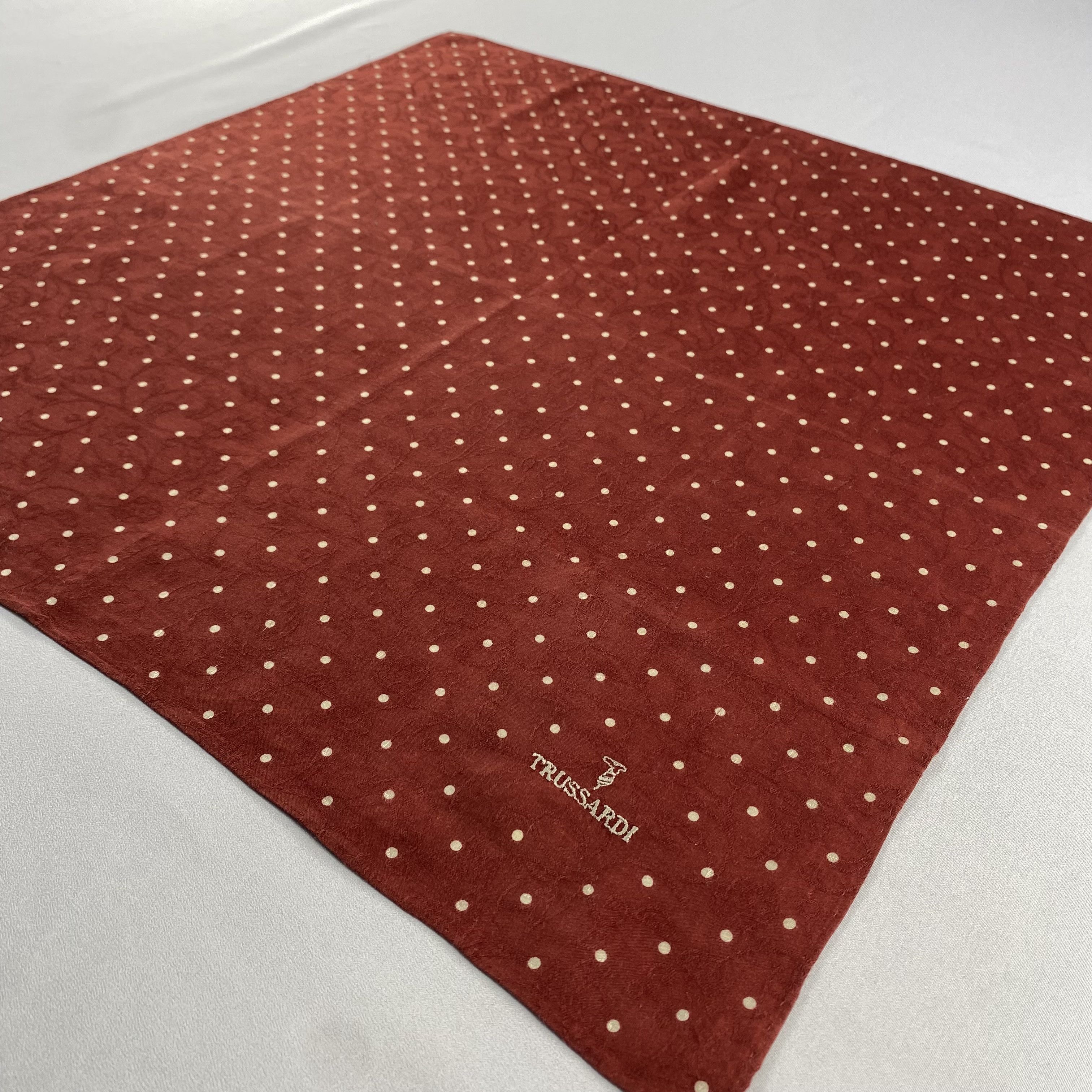 Trussardi × Vintage Trussardi Neckerchief / Bandana / Handkerchief-P818 Size ONE SIZE - 2 Thumbnail