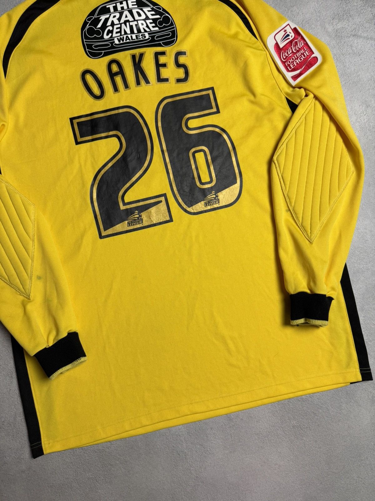 Macron Swansea City 2006 Goalkeeper Shirt Jersey Macron #26 Oakes Size US XXL / EU 58 / 5 - 4 Thumbnail
