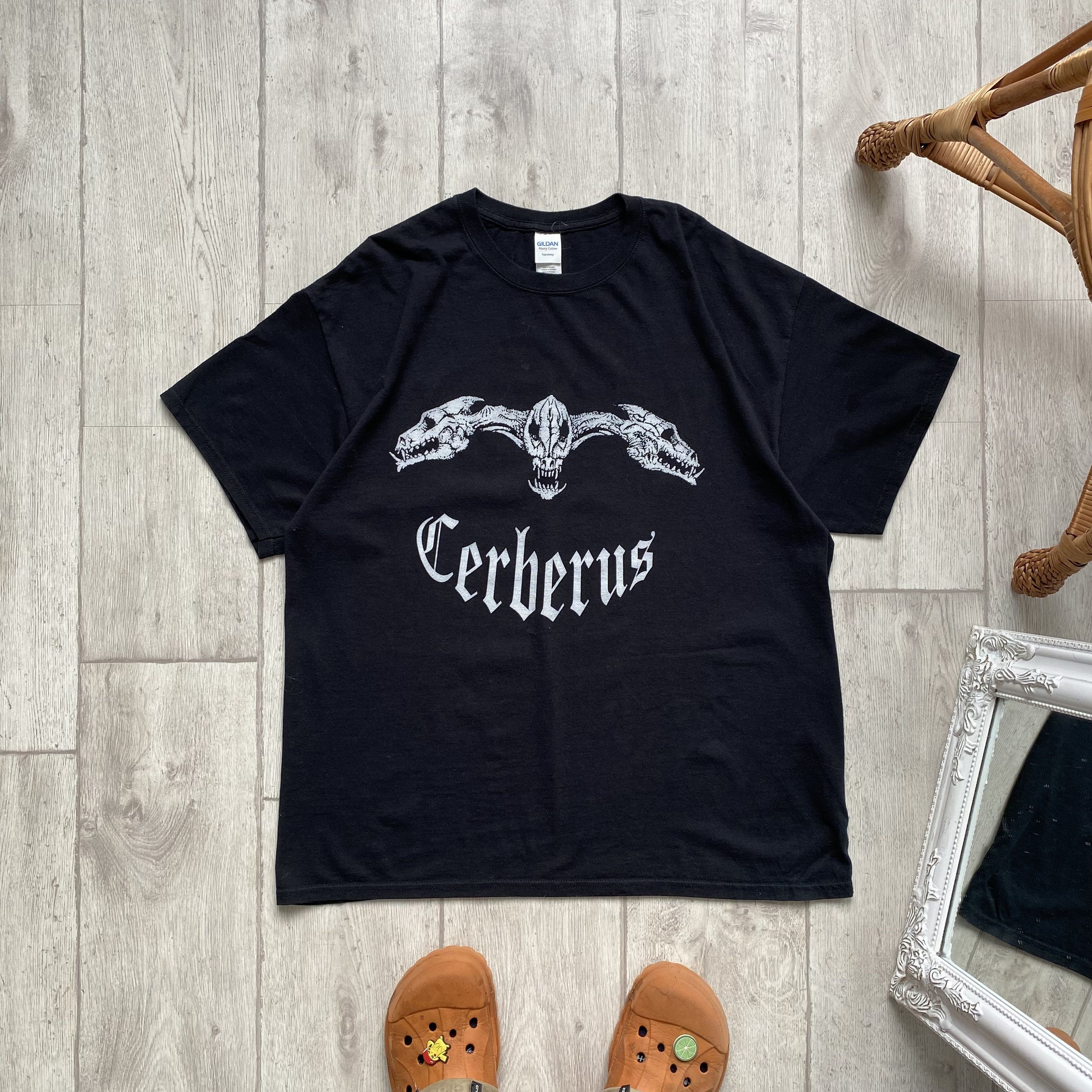 Band Tees ☠️ Cerberus skull logo tee Avant Garde Y2K Punk Rock Size US XL / EU 56 / 4 - 1 Thumbnail