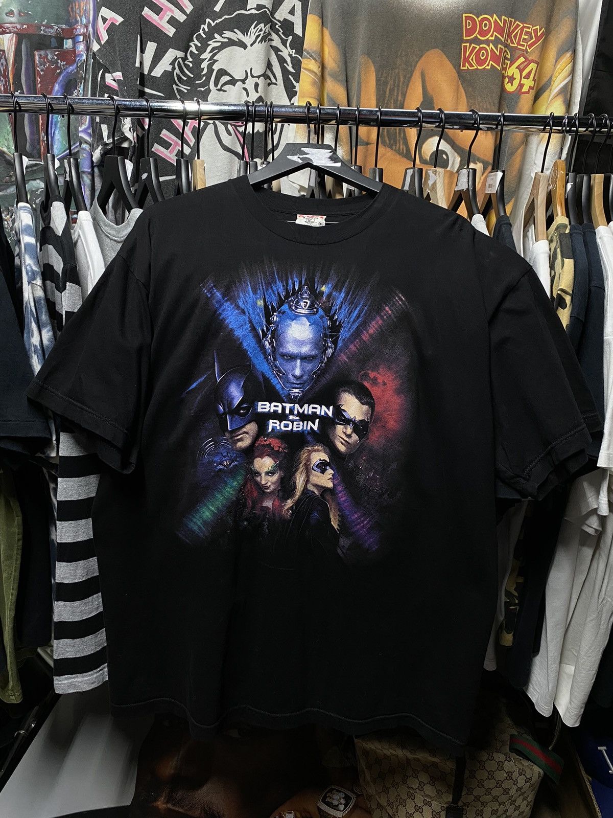 Vintage 90’s Batman & Robin Movie Promo Tee Shirt XLarge