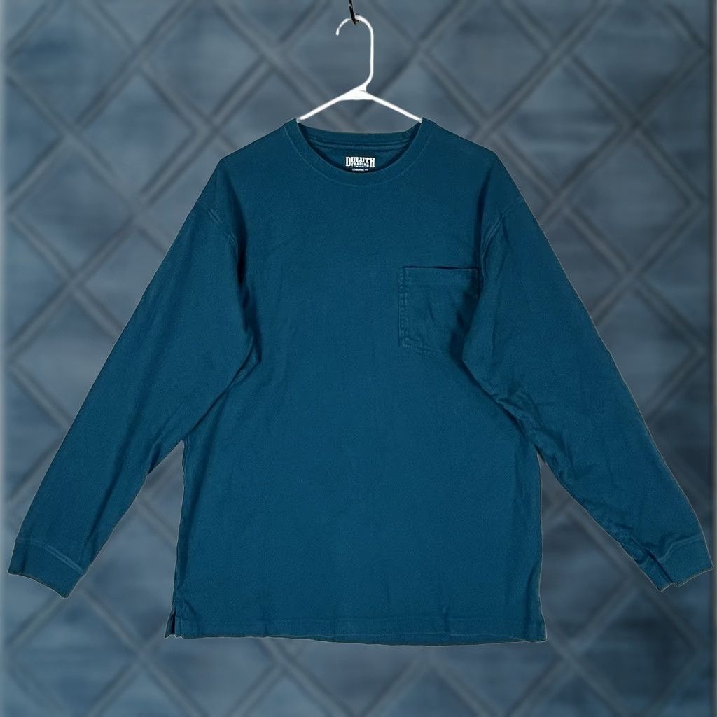 Altea Duluth Longtail T Shirt Mens M Short-Sleeve Teal Blue Workwear Top Size US M / EU 48-50 / 2 - 1 Thumbnail