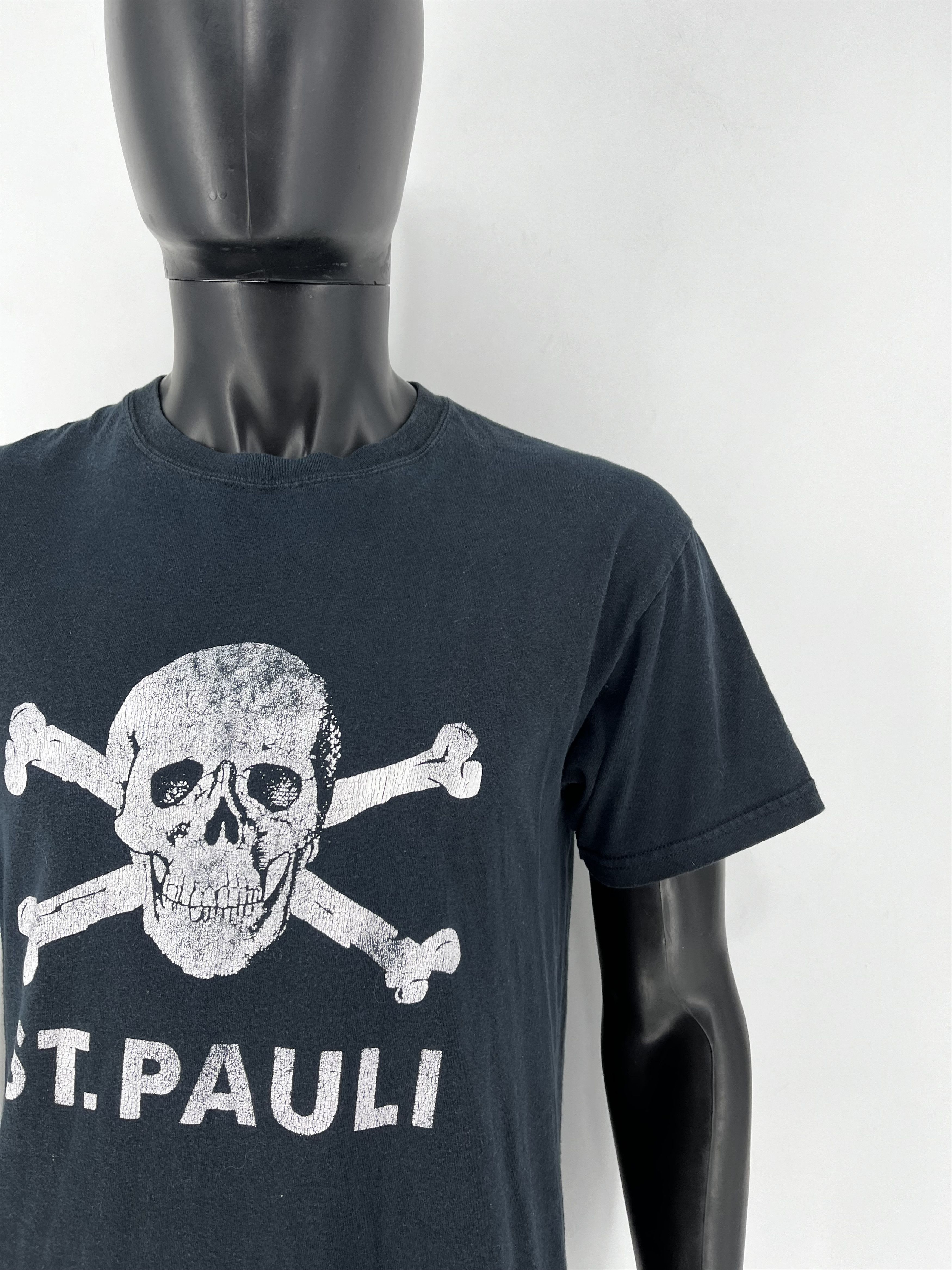 Saint Paul × Vintage Vintage St.Pauli 90s Rare Blaxk Graphic Size M Size US M / EU 48-50 / 2 - 7 Thumbnail