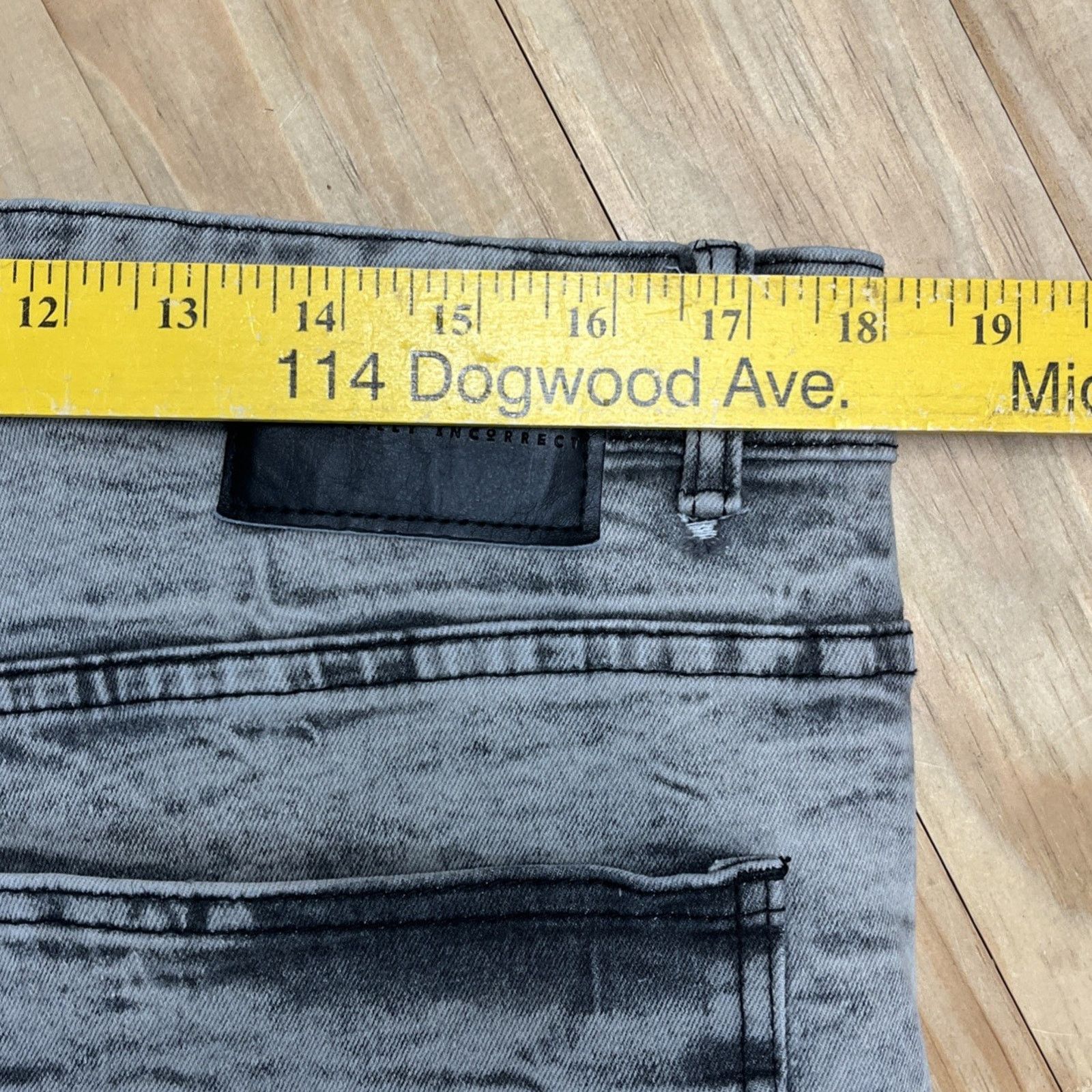 Other M. Society Politically Incorrect Gray Moto Jeans 38x32 Size 38" / US 16 / IT 52 - 5 Thumbnail