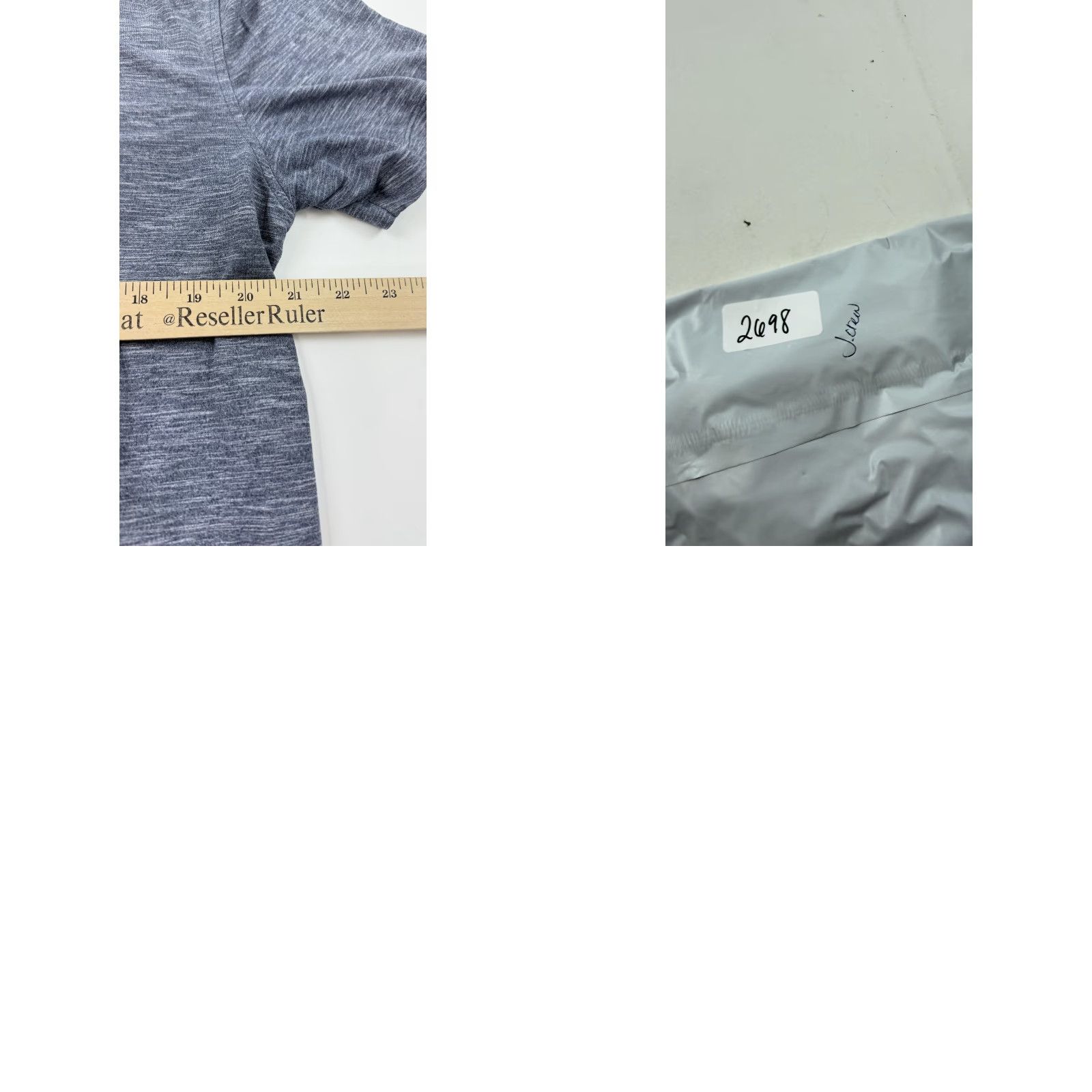 J.Crew J.Crew Performance Polo Shirt Mens Large Gray Stretch Jersey Golf Athletic Top Shirt Size US L / EU 52-54 / 3 - 8 Thumbnail