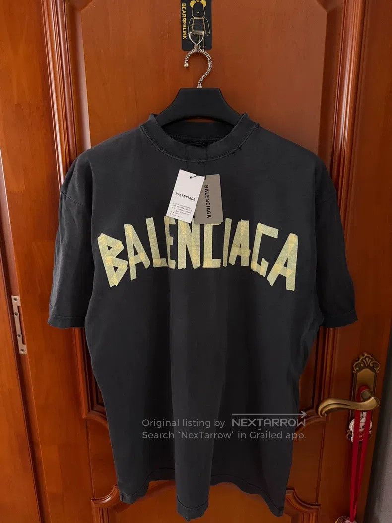Balenciaga Balenciaga Tape Short Sleeve Size US XS / EU 42 / 0 - 1 Thumbnail