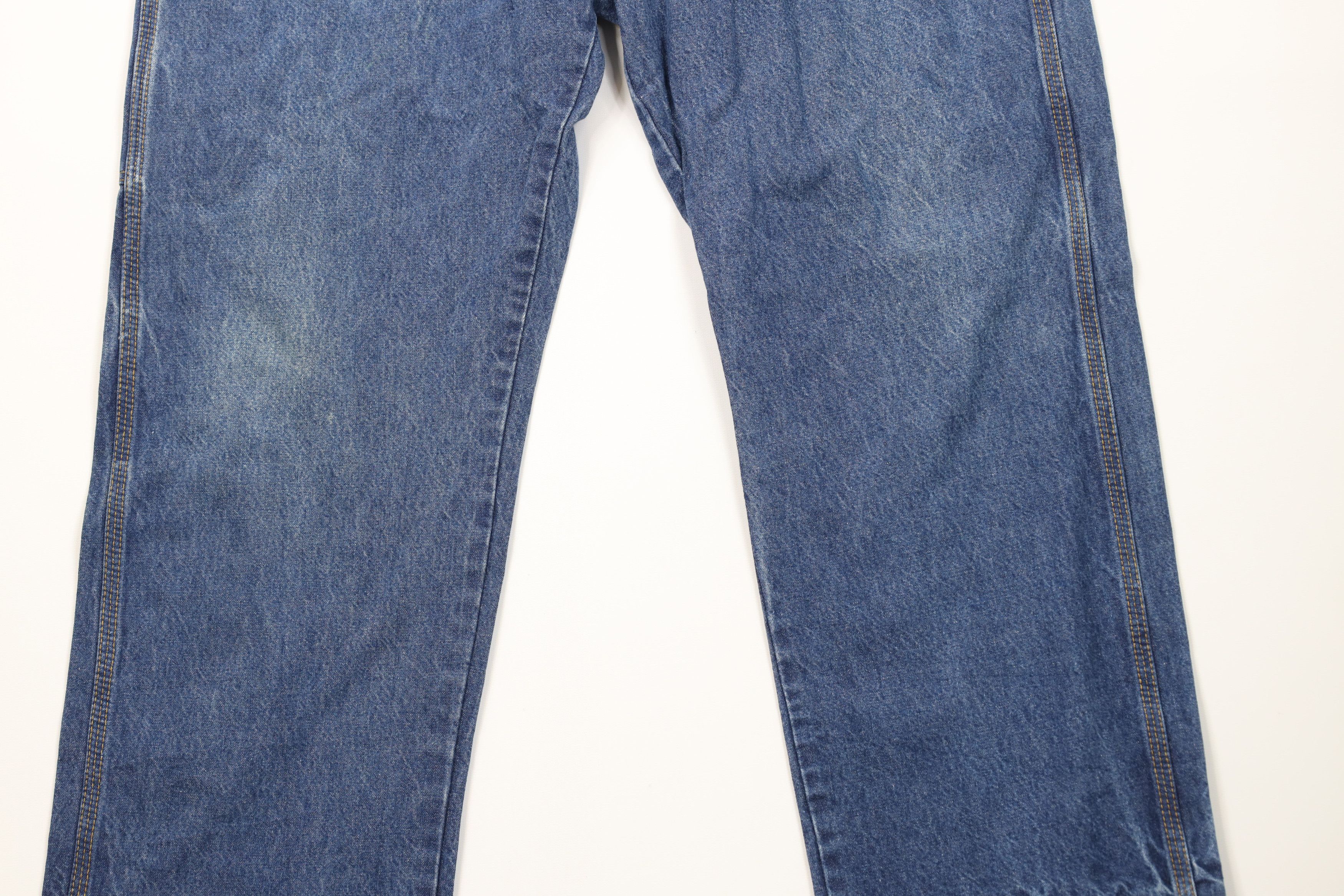 Vintage Vintage 90s Streetwear Workwear Wide Leg Dungaree Jeans USA Size US 36 / EU 52 - 3 Thumbnail