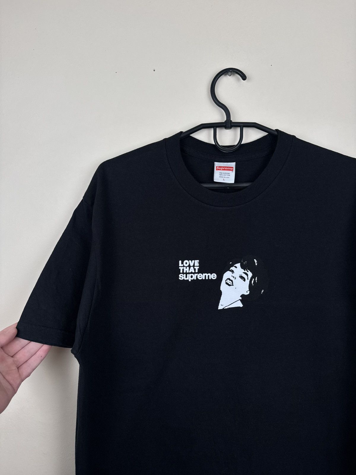 Supreme Supreme Love That T shirt Black Streetwear L Hype Rare Size US L / EU 52-54 / 3 - 11 Thumbnail