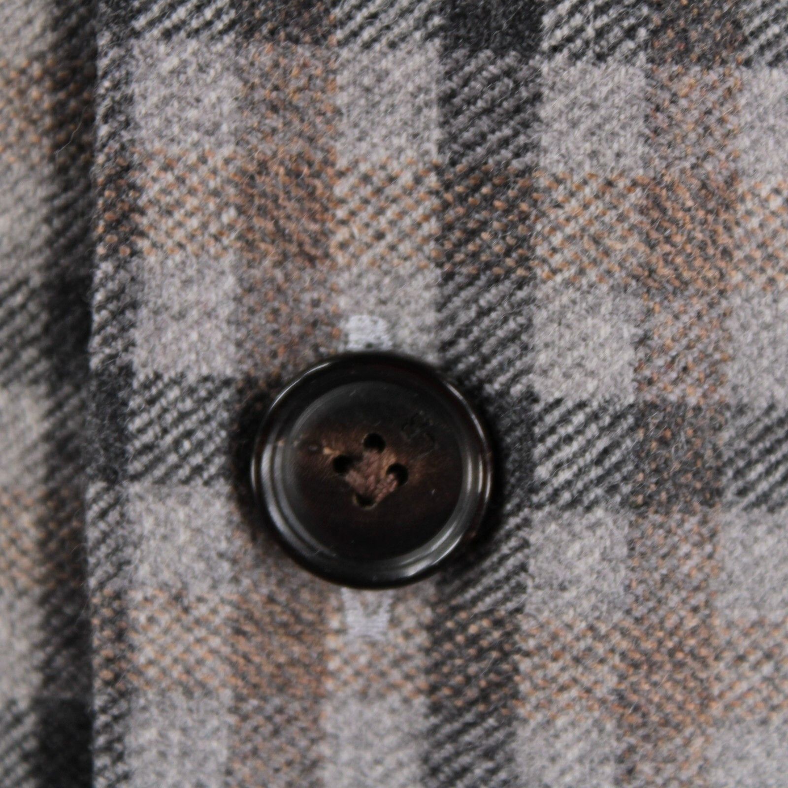 Luciano Barbera Overshirt Size M US In Gray Wool Blend
