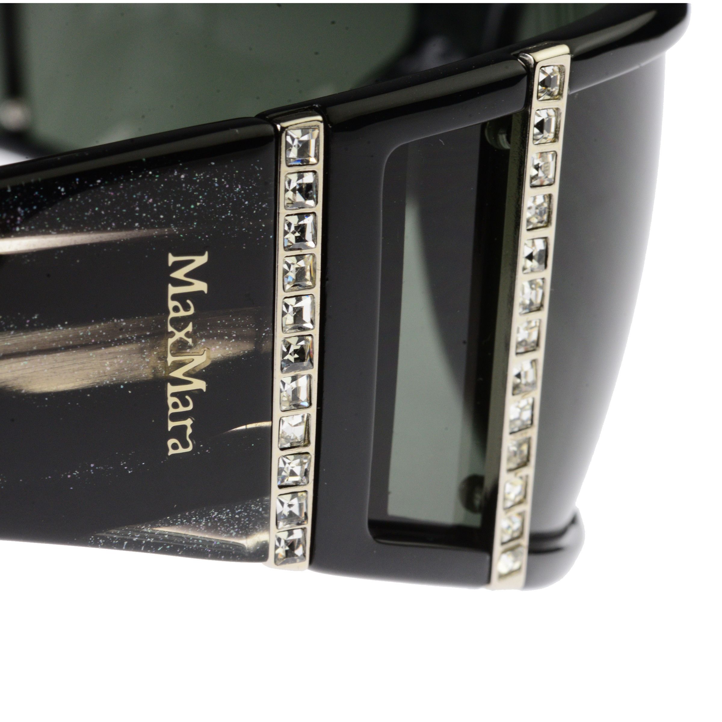 Max Mara Max Mara '00s Black Wrap Around Oversized Sunglasses Size ONE SIZE - 2 Thumbnail