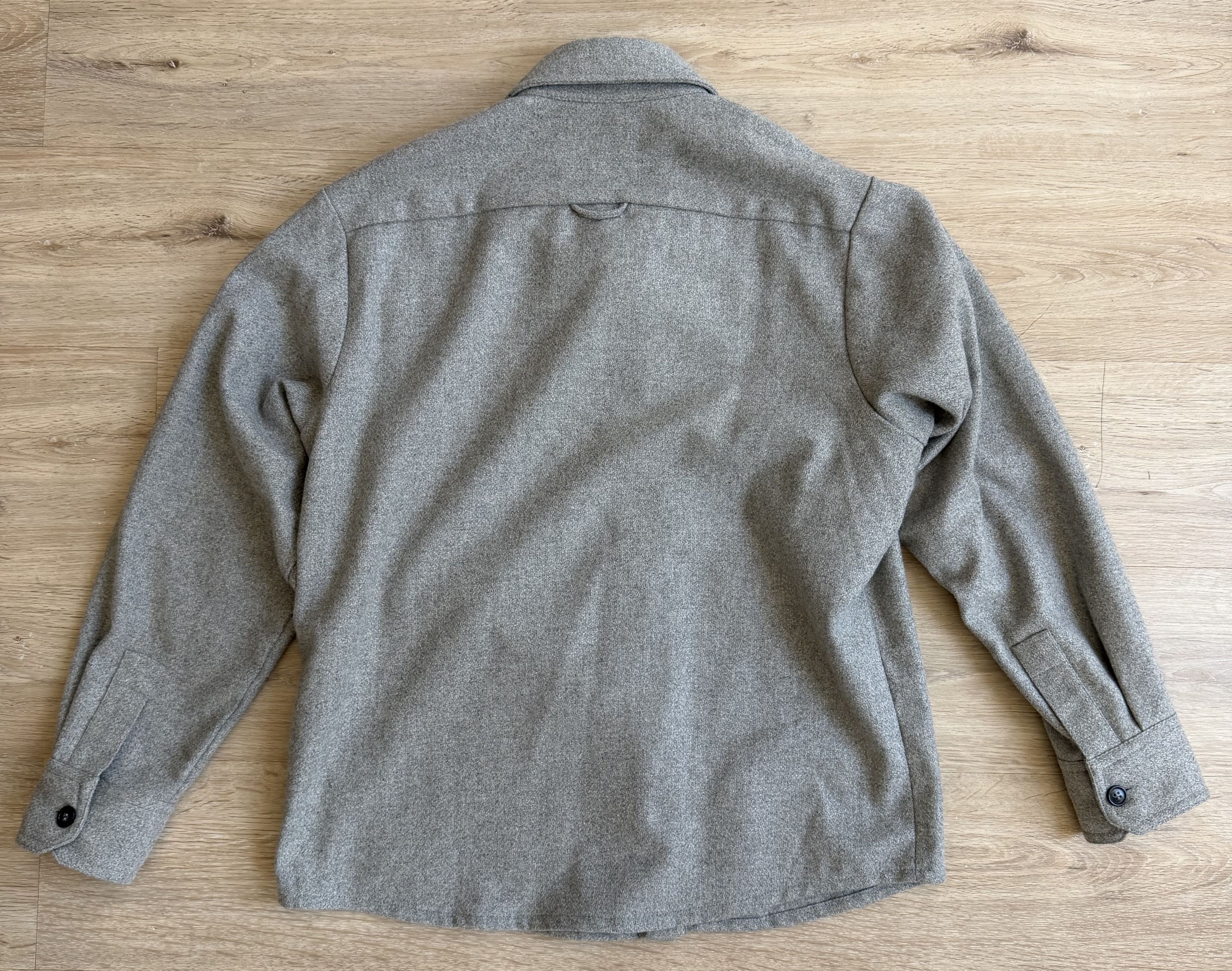 A.P.C. A.P.C. Basile Wool Overshirt - Gray - Size Medium Size US M / EU 48-50 / 2 - 3 Thumbnail