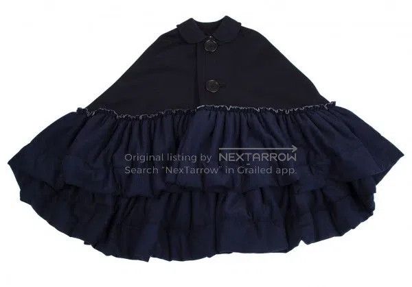 Comme des Garcons Comme Des Garcons Navy Retro Big Button Jacket Size S / US 4 / IT 40 - 2 Thumbnail