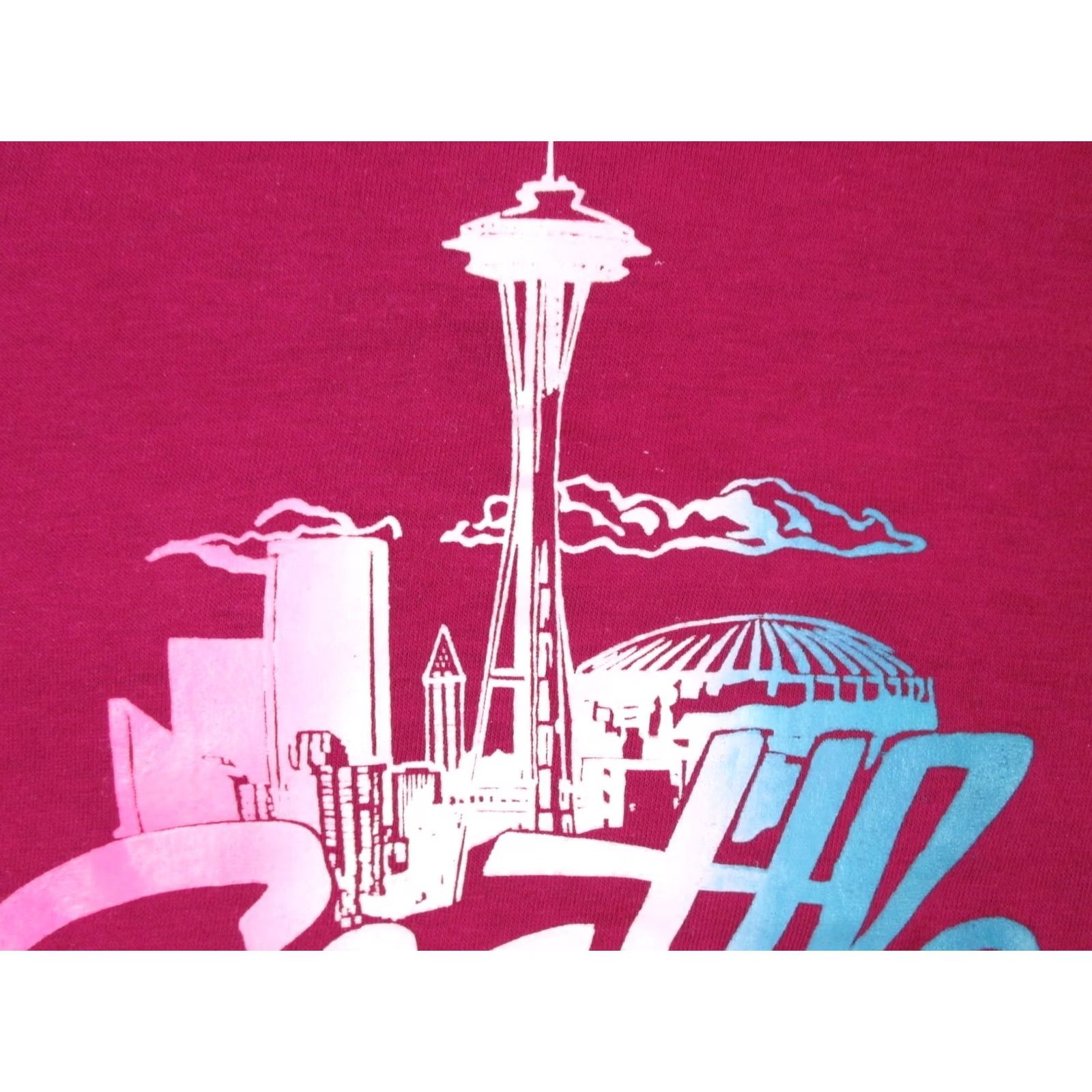 Vintage VINTAGE 80s SEATTLE WASHINGTON SKYLINE BUTTERY SOFT T-Shirt XS single stitch Men Size US XS / EU 42 / 0 - 5 Thumbnail