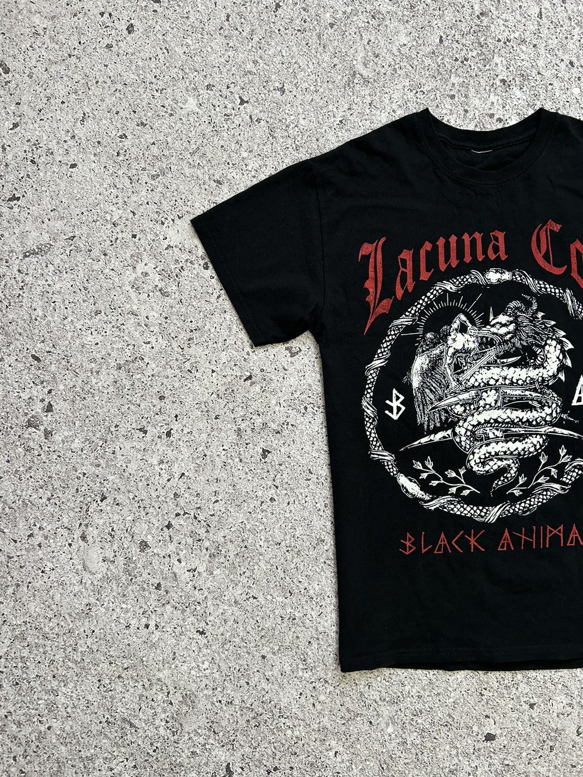 Band Tees × Vintage Vintage Lacuna Coil Black Ahima Band Rock T-Shirt 2019 Size US S / EU 44-46 / 1 - 4 Thumbnail
