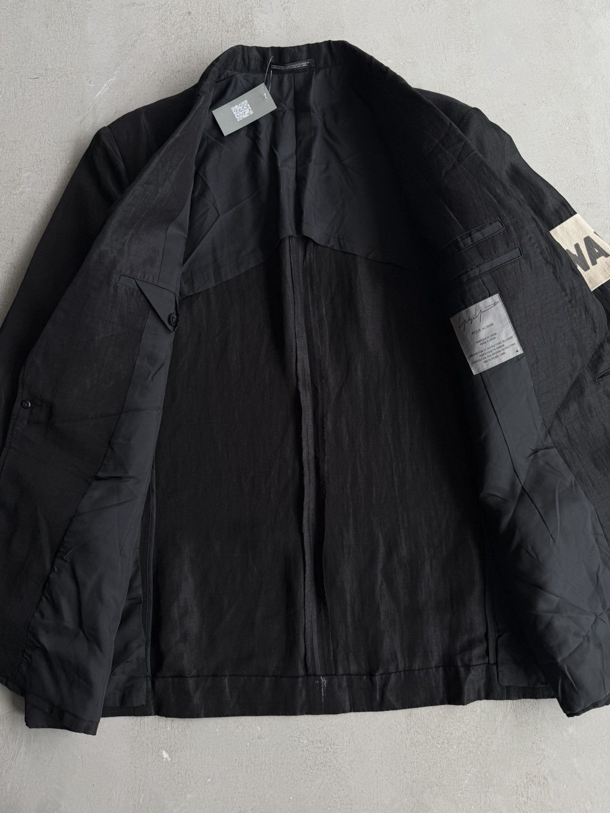 Yohji Yamamoto Yohji Yamamoto - Lost Way Home Blazer Size 52L - 9 Thumbnail