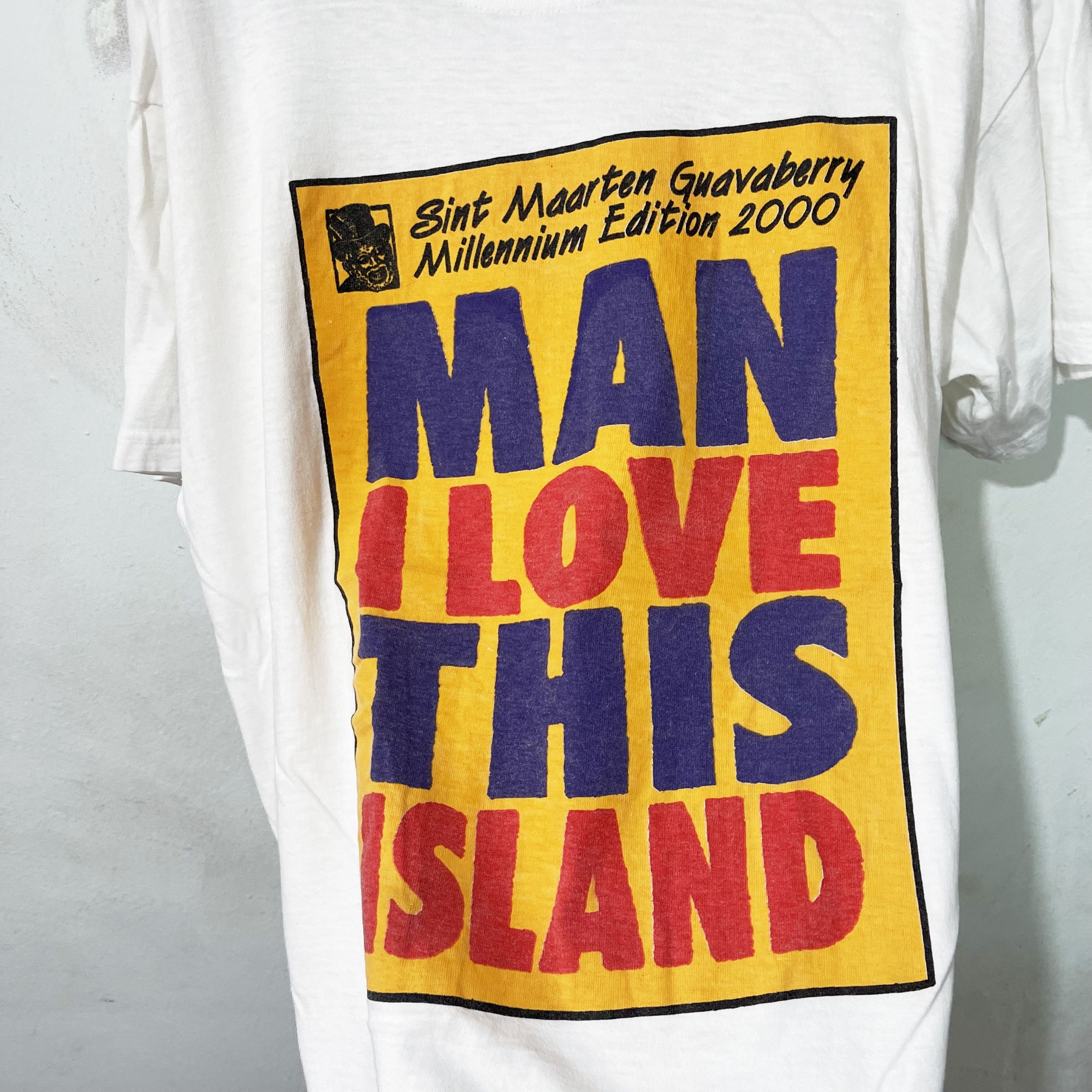 Vintage Vintage 2000 Man I Love This Island T-Shirt Size US M / EU 48-50 / 2 - 2 Thumbnail