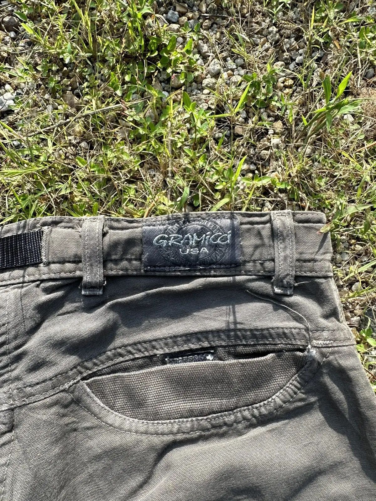 Gramicci Vintage GRAMICCI Trousers Faded Hiking Belt Outdoor Pants Size US 30 / EU 46 - 14 Thumbnail