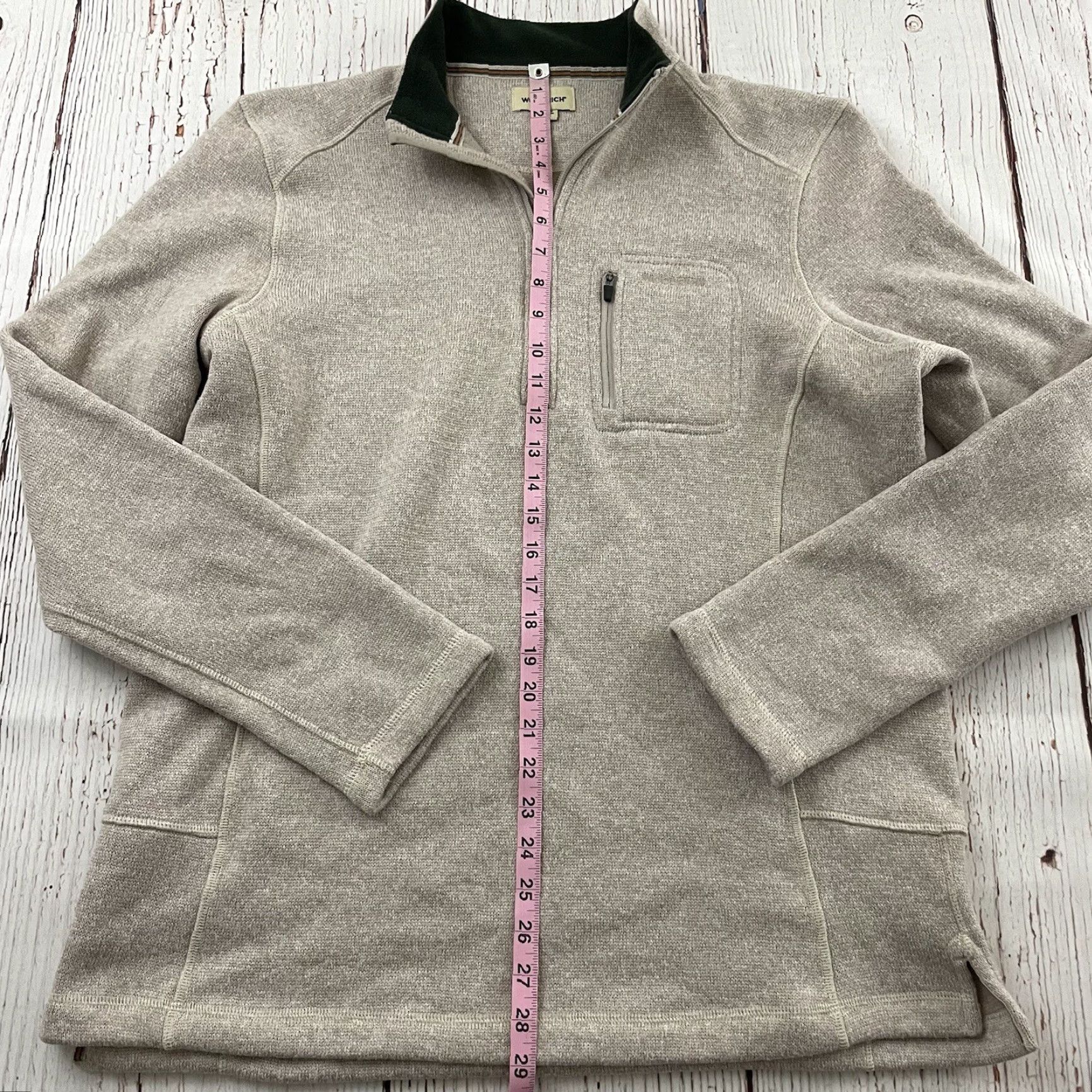 Vintage Woolrich 1/4 Zip Jacket Pullover Mens Large Beige Woolrich Jacket 1/4 Zip Beige Mens Large Size US L / EU 52-54 / 3 - 4 Thumbnail