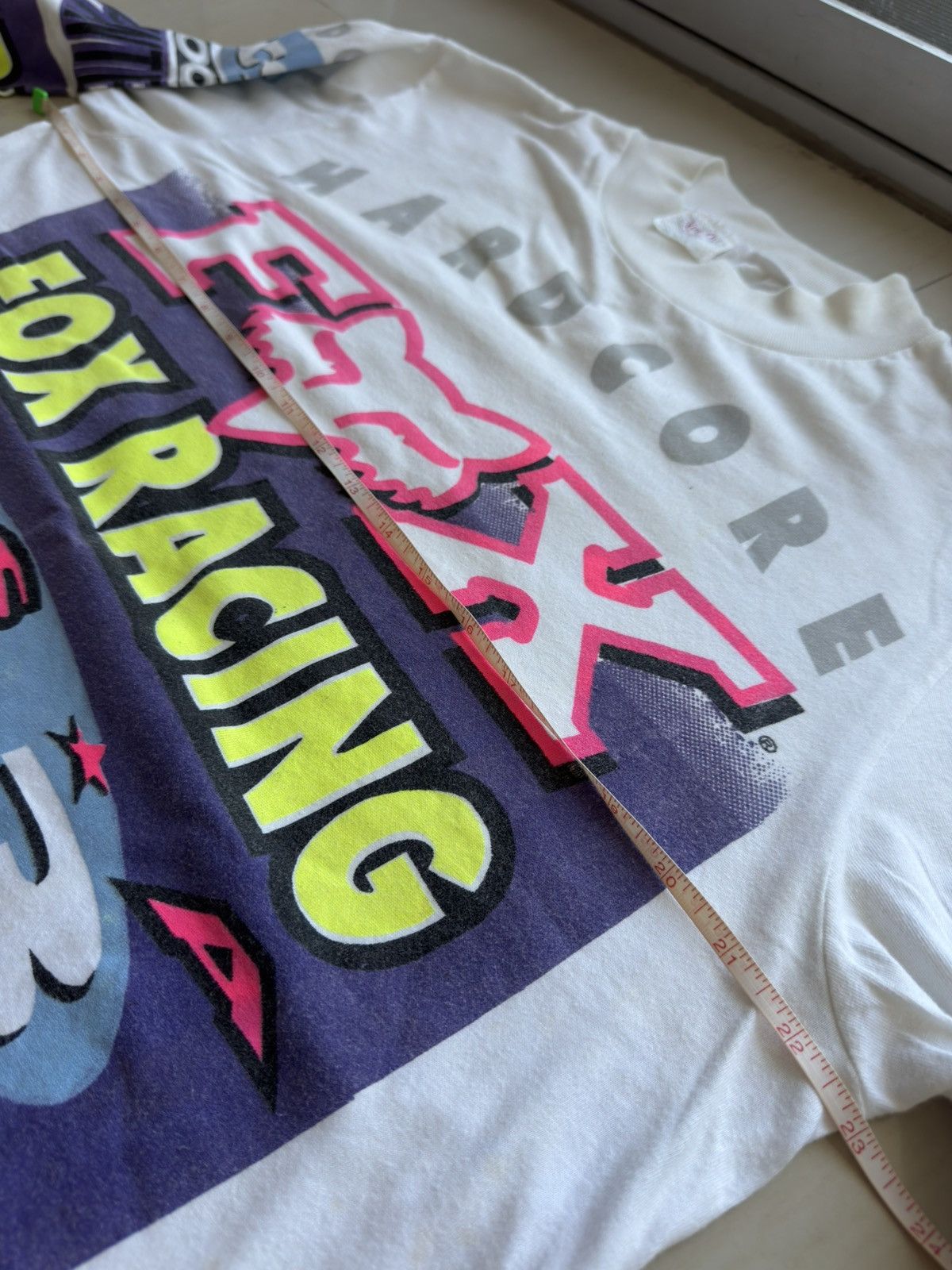 Fox Racing 90s Fox Racing Hardcore USA HC93 1993 Race Motocross Shirt Size US XL / EU 56 / 4 - 8 Thumbnail