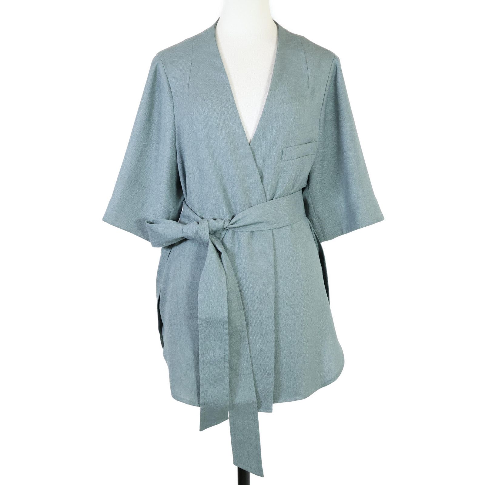 Other Stunning Lure Beltted Shirt Jacket Polyester Jacket Others Outerwear 111180102200 DUTY FREE for USA