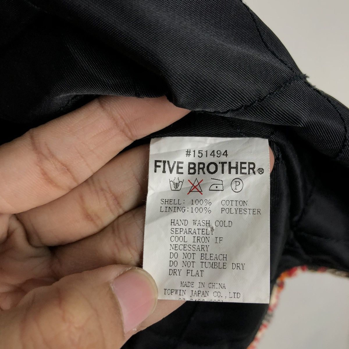 FiveBrother × Vintage 🔥VINTAGE FLANNEL JACKET FIVE BROTHER UNION MADE TARTAN Size US S / EU 44-46 / 1 - 20 Thumbnail