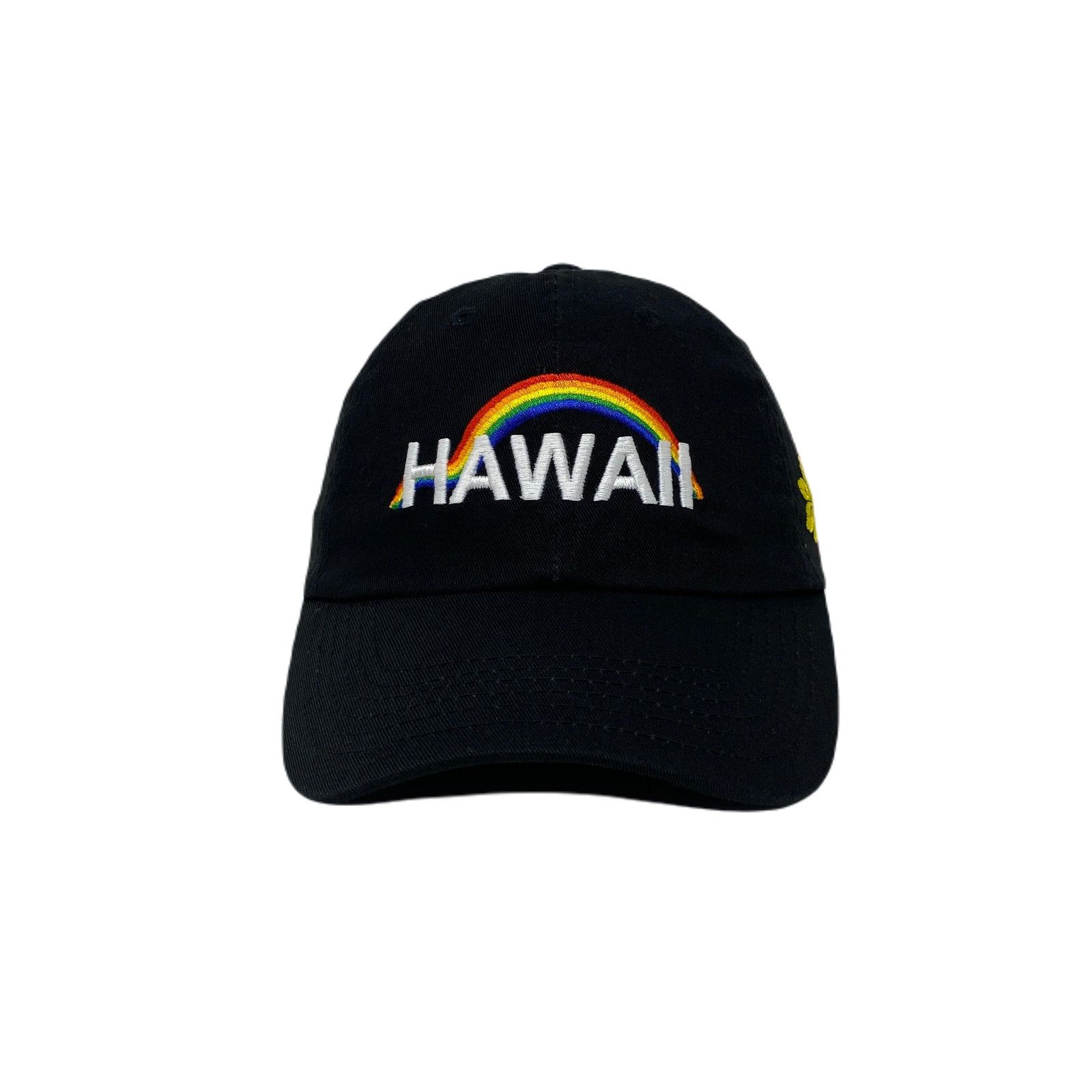 Other Hawaii Aloha Hibiscus Rainbow Island Love Dad Hat Size ONE SIZE - 4 Thumbnail