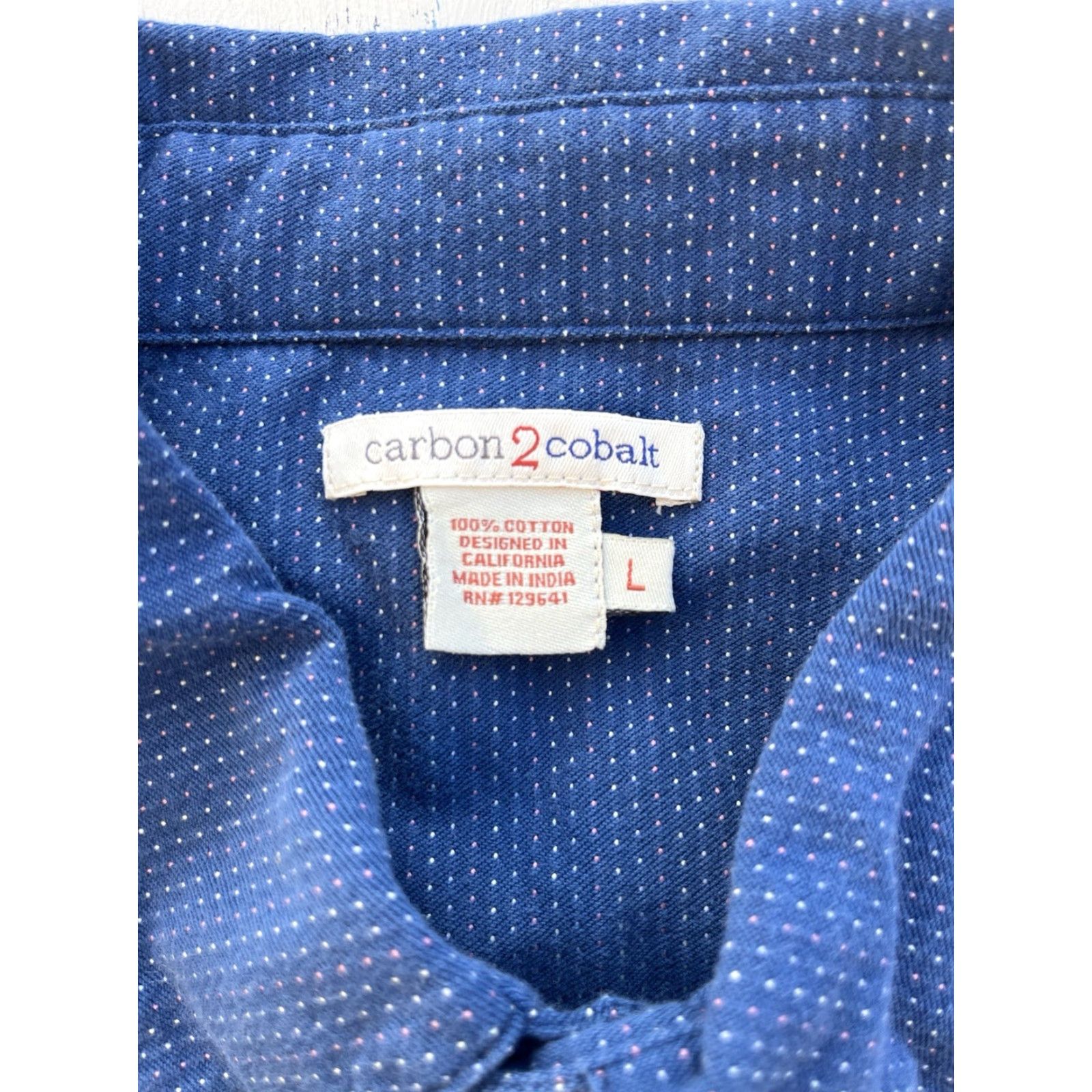 Carbon2Cobalt Men's Carbon 2 Cobalt Shirt Button-Down L Multicolor Geometric Casual Size US L / EU 52-54 / 3 - 3 Thumbnail